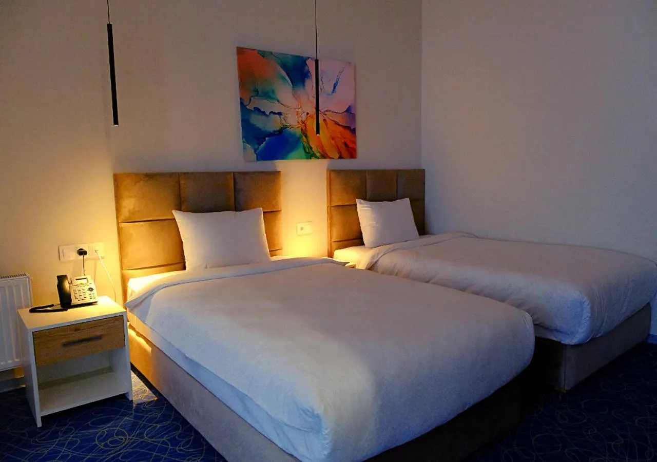 Bed in ADD Hotel Almaty