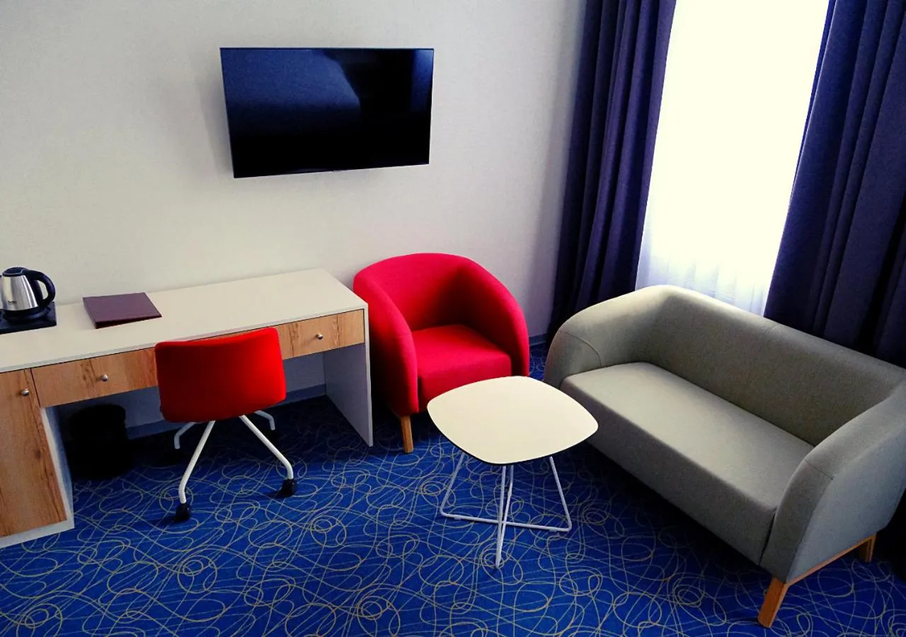 Communal lounge/ TV room in ADD Hotel Almaty
