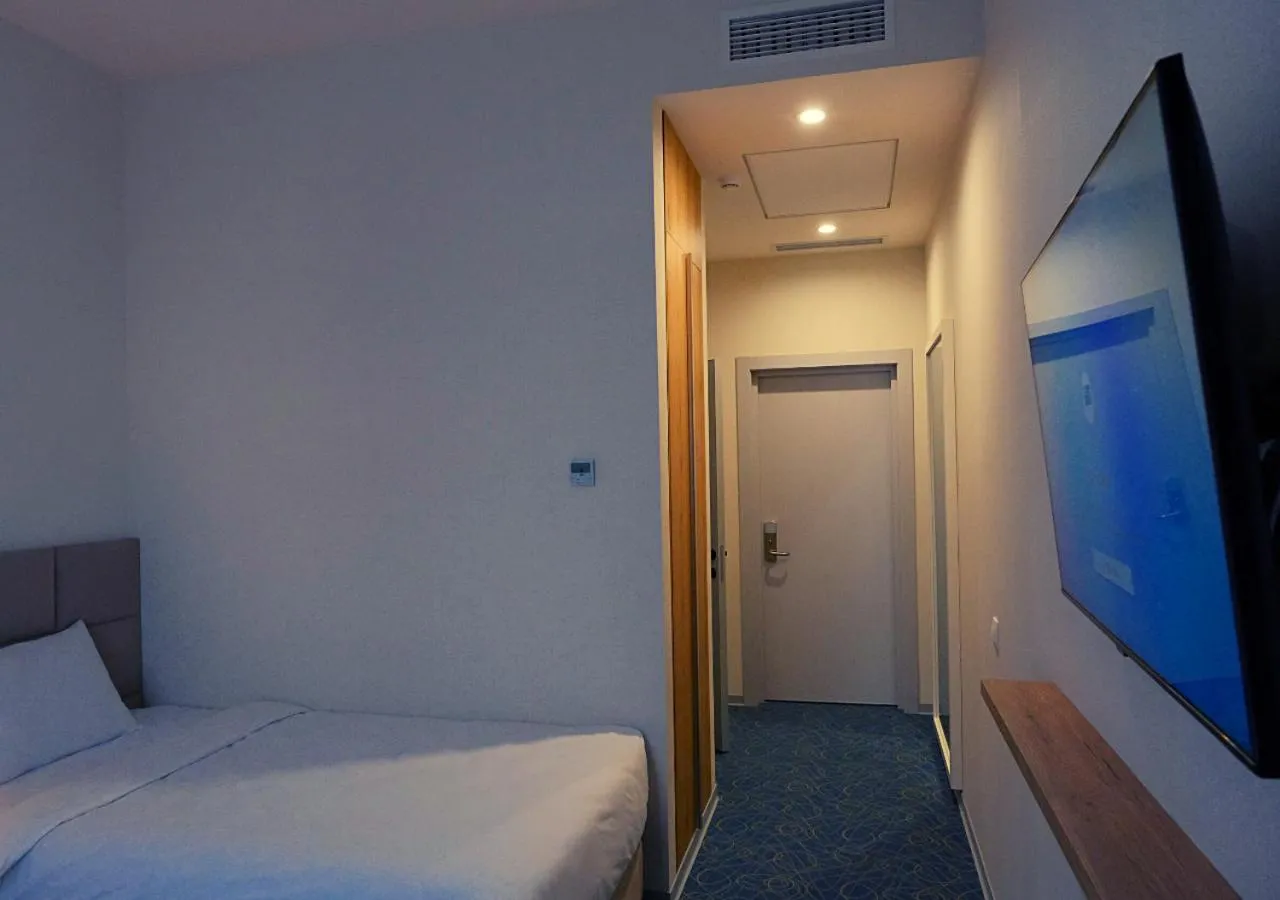 Bed in ADD Hotel Almaty