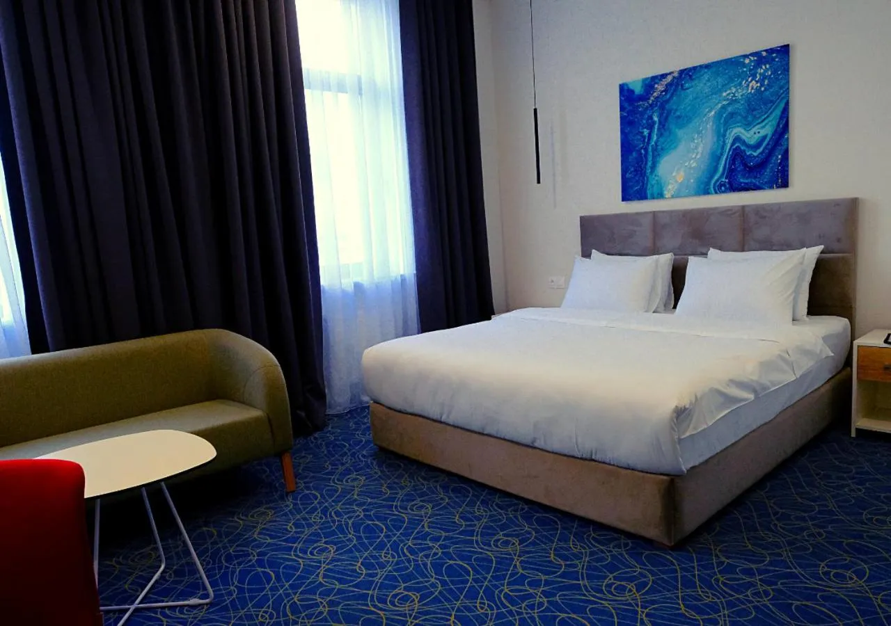 Bed in ADD Hotel Almaty