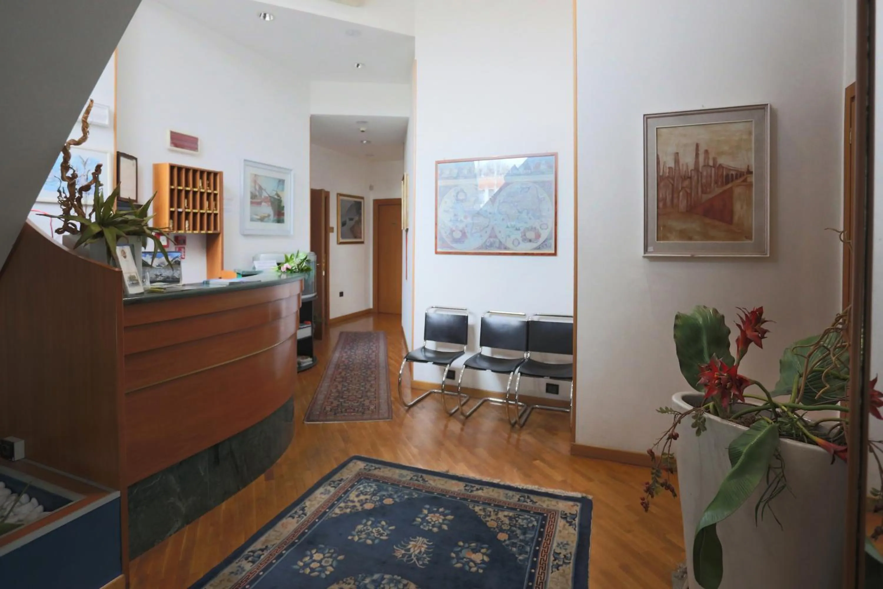 Lobby or reception in Hotel Leonardo