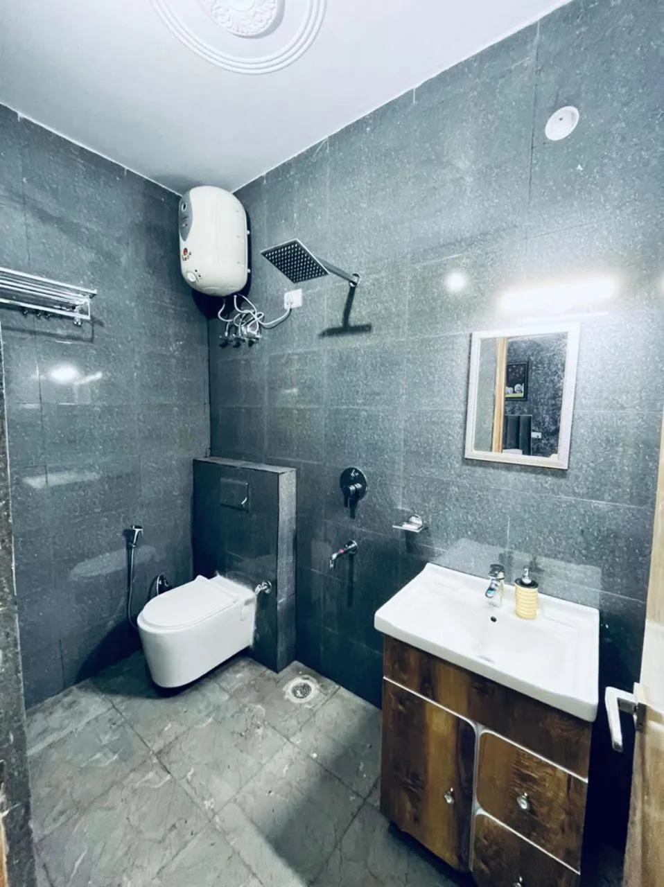 Bathroom in Mrig Valley Resort, Homestay & Banquet