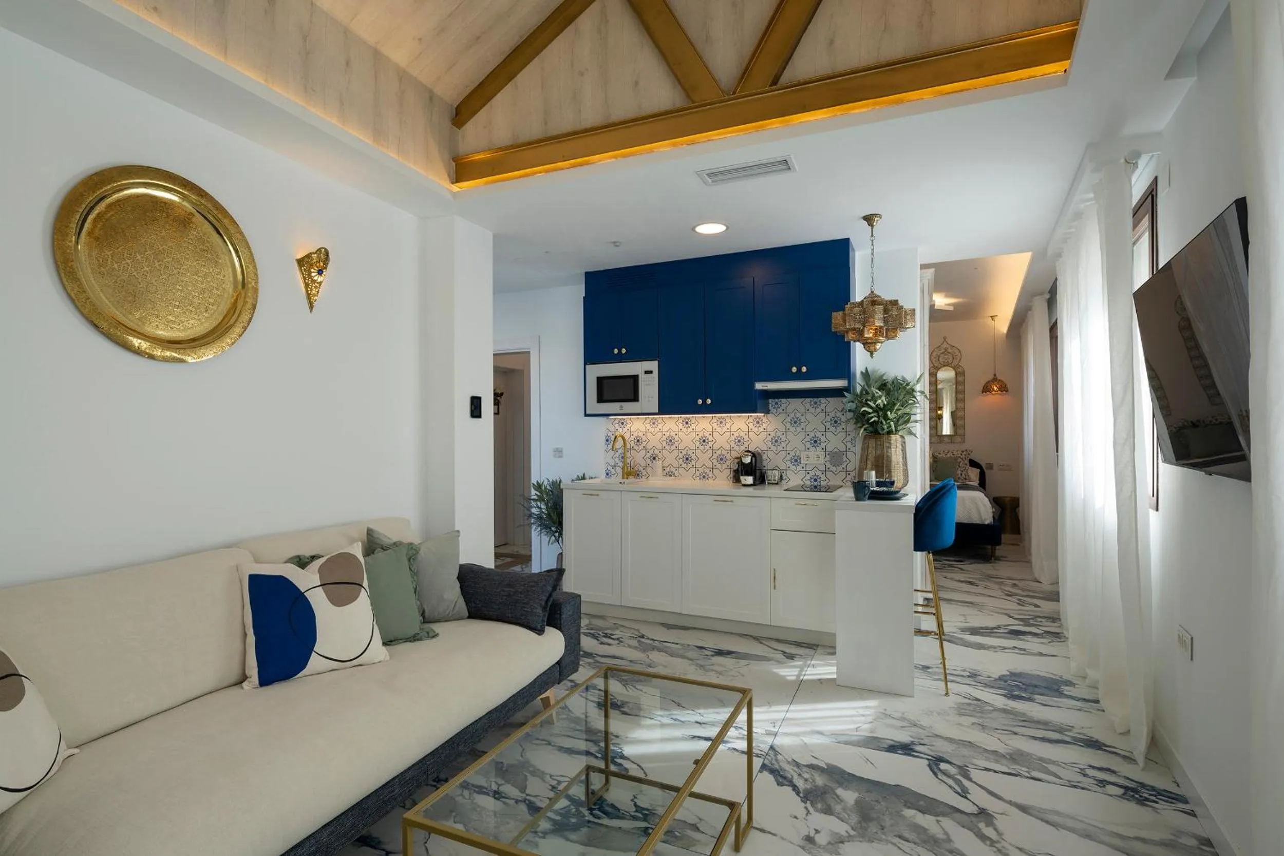 Kitchen or kitchenette in Palatina Concept Suites