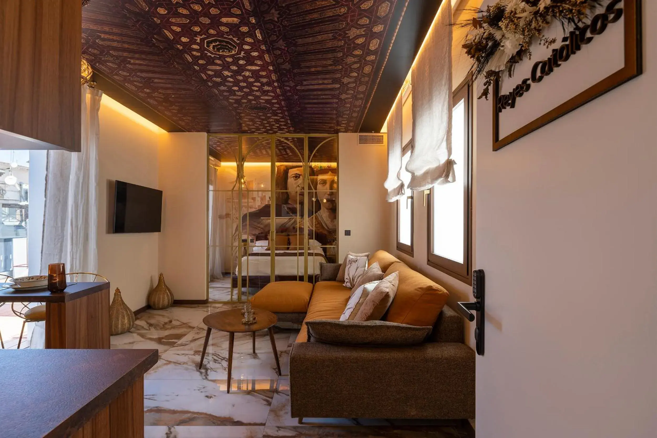 Living room in Palatina Concept Suites Living room in Palatina Concept Suites