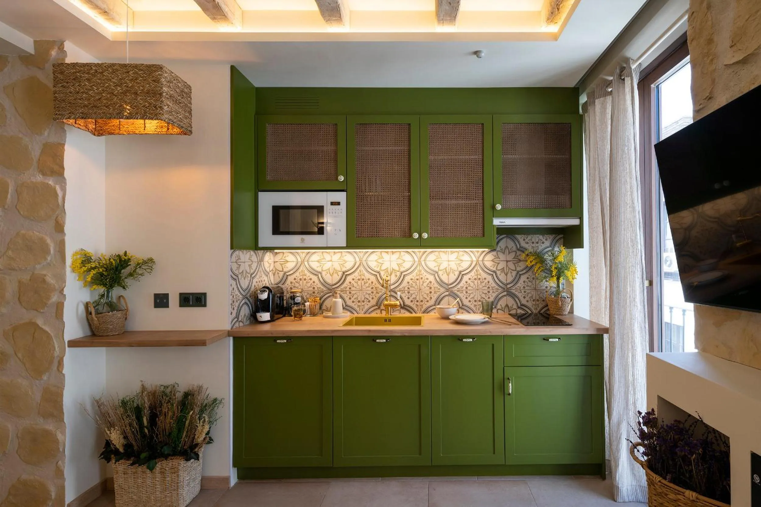 Kitchen or kitchenette in Palatina Concept Suites
