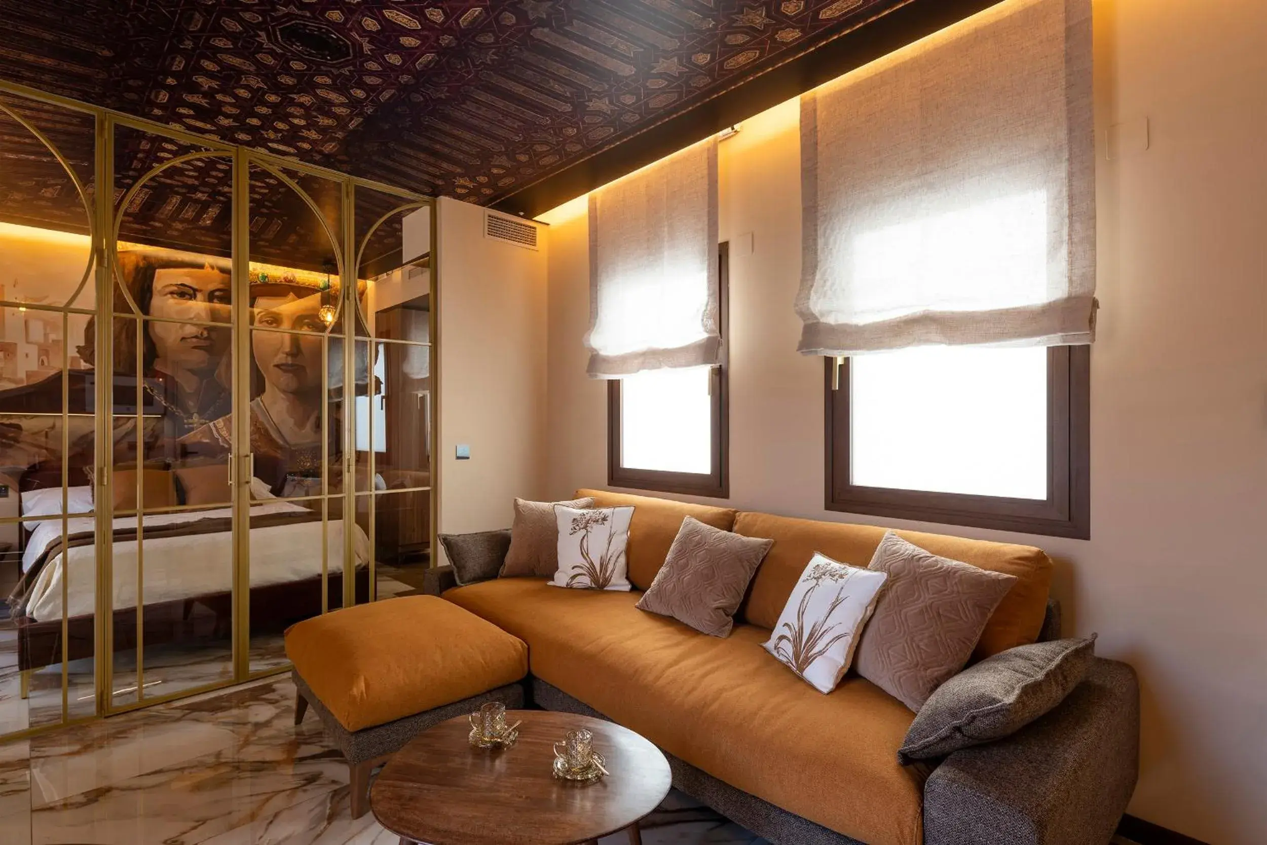 Living room in Palatina Concept Suites Living room in Palatina Concept Suites