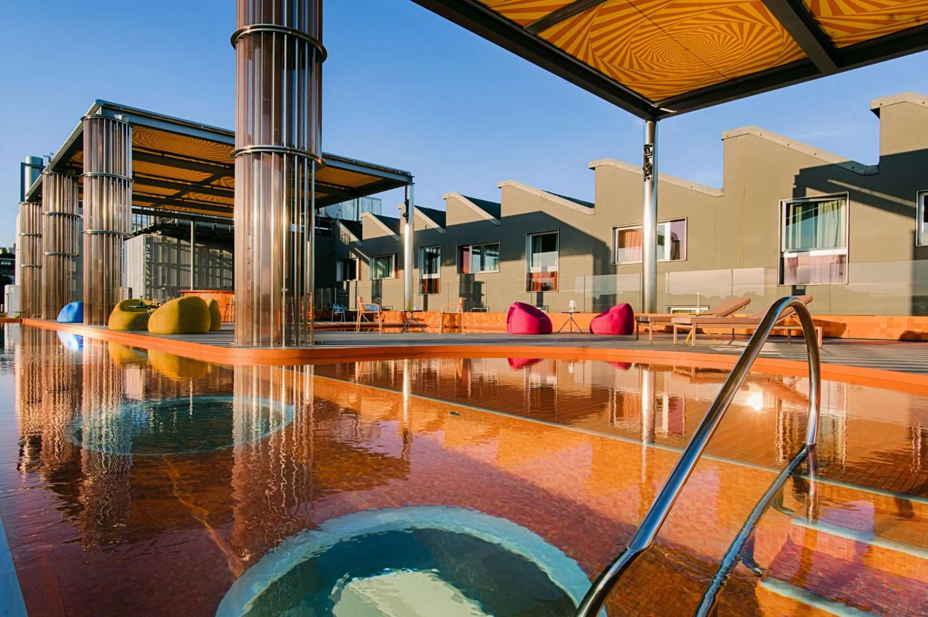 Pool view in Nhow Milan