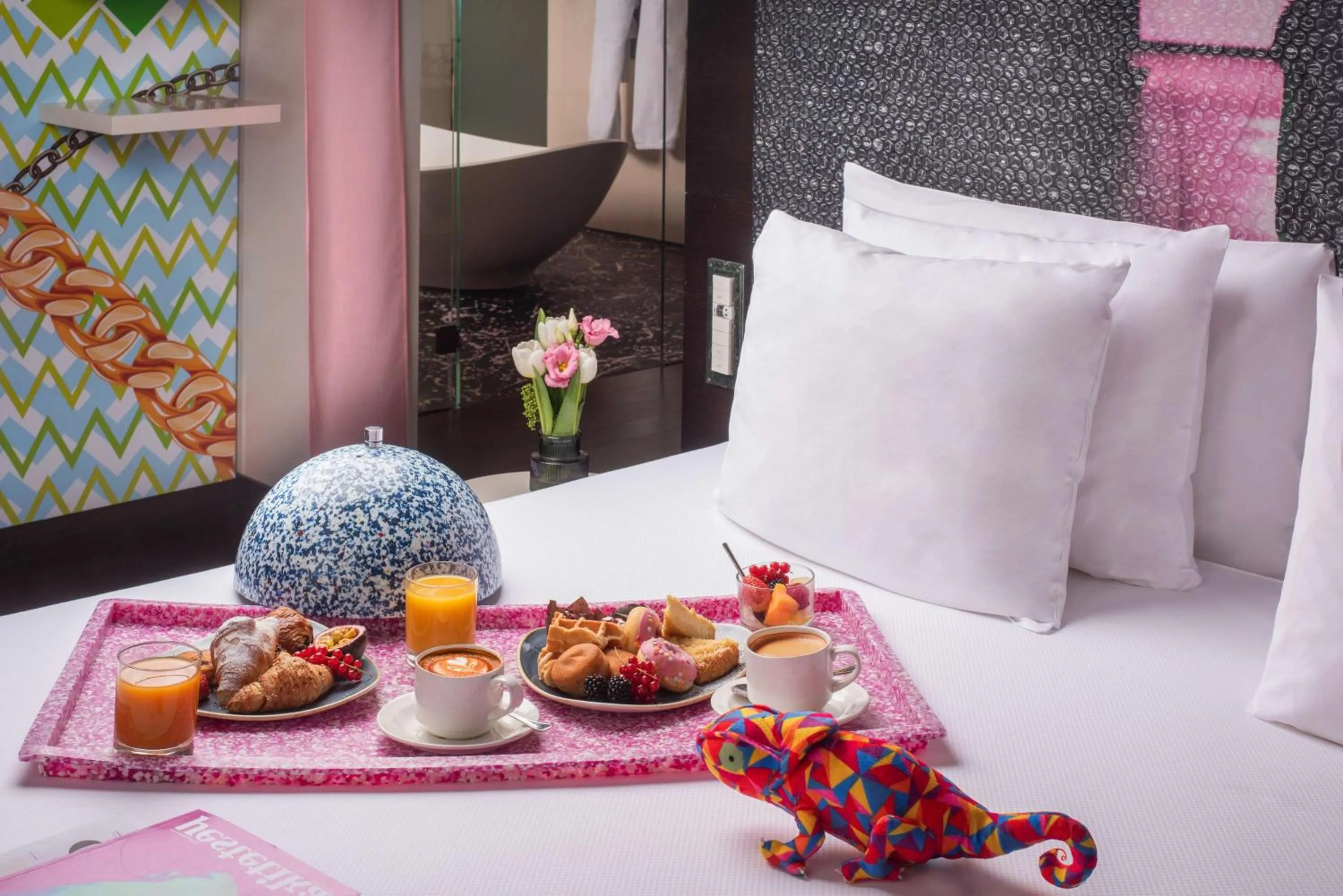 Bedroom, Bed in Nhow Milan