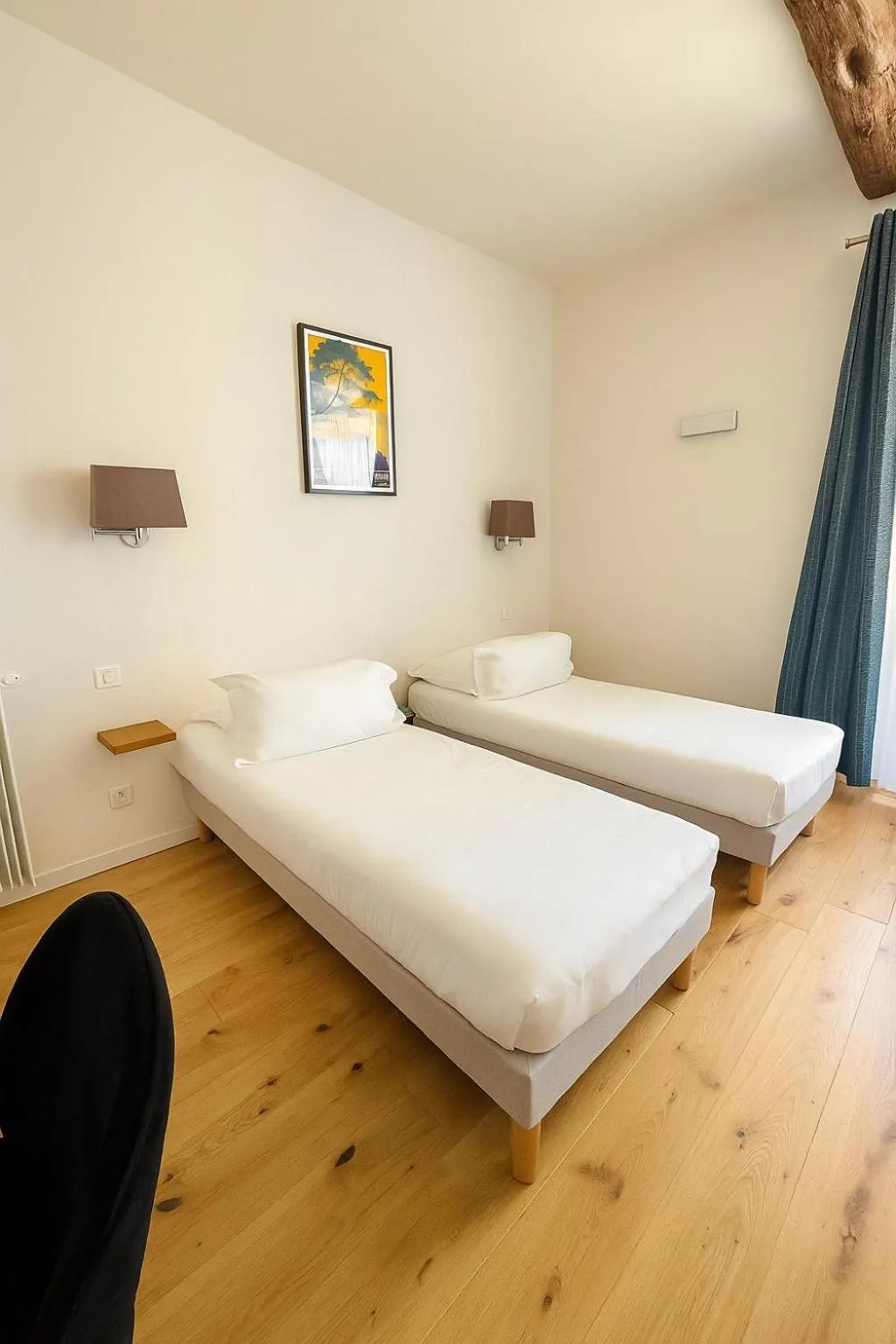 Bed in Hôtel Posta Vecchia