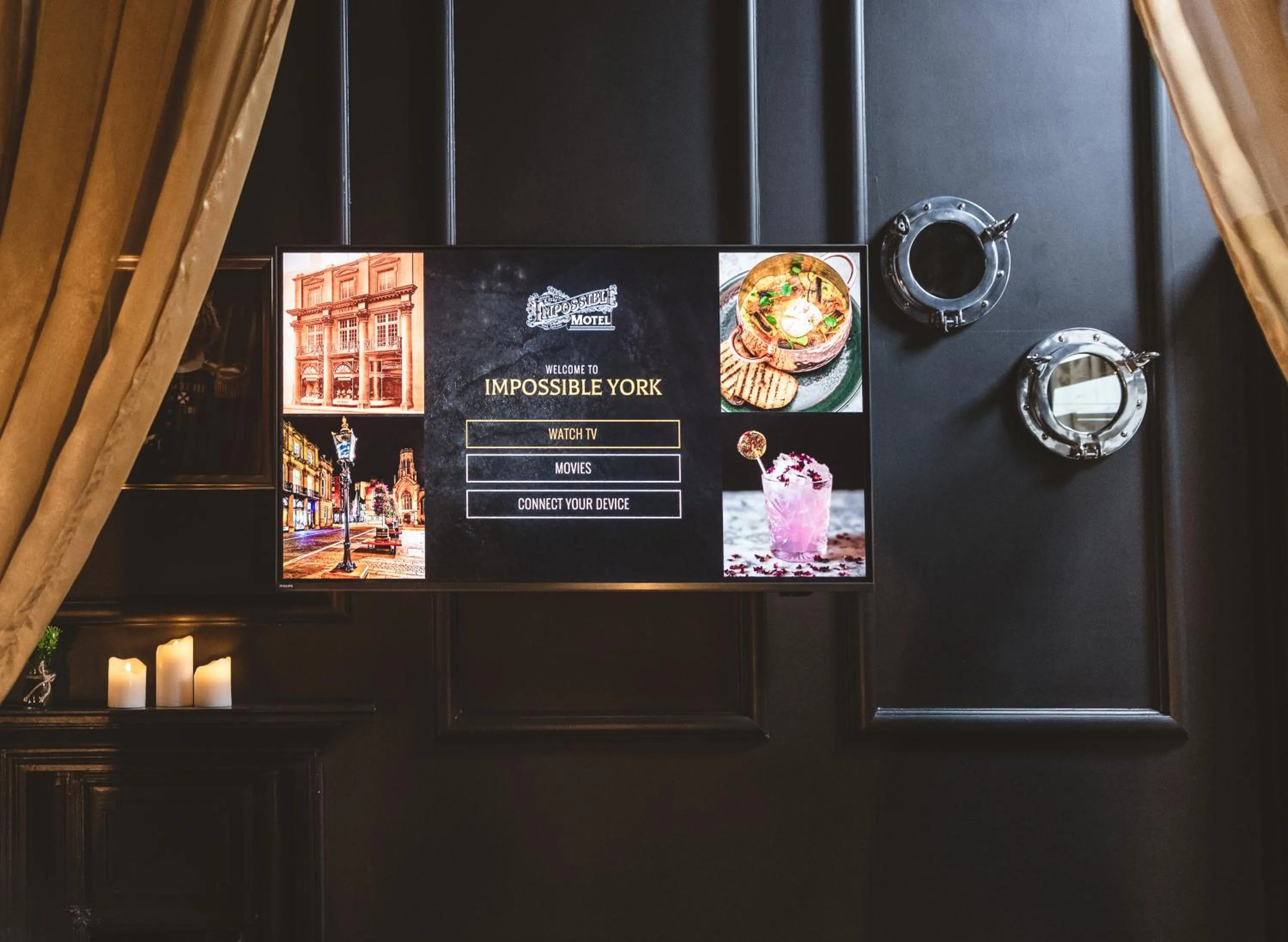 Property logo or sign in Impossible Motel