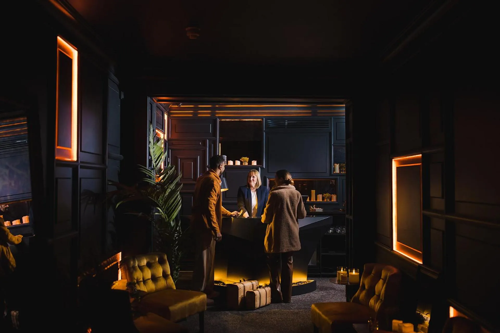 People in Impossible Motel