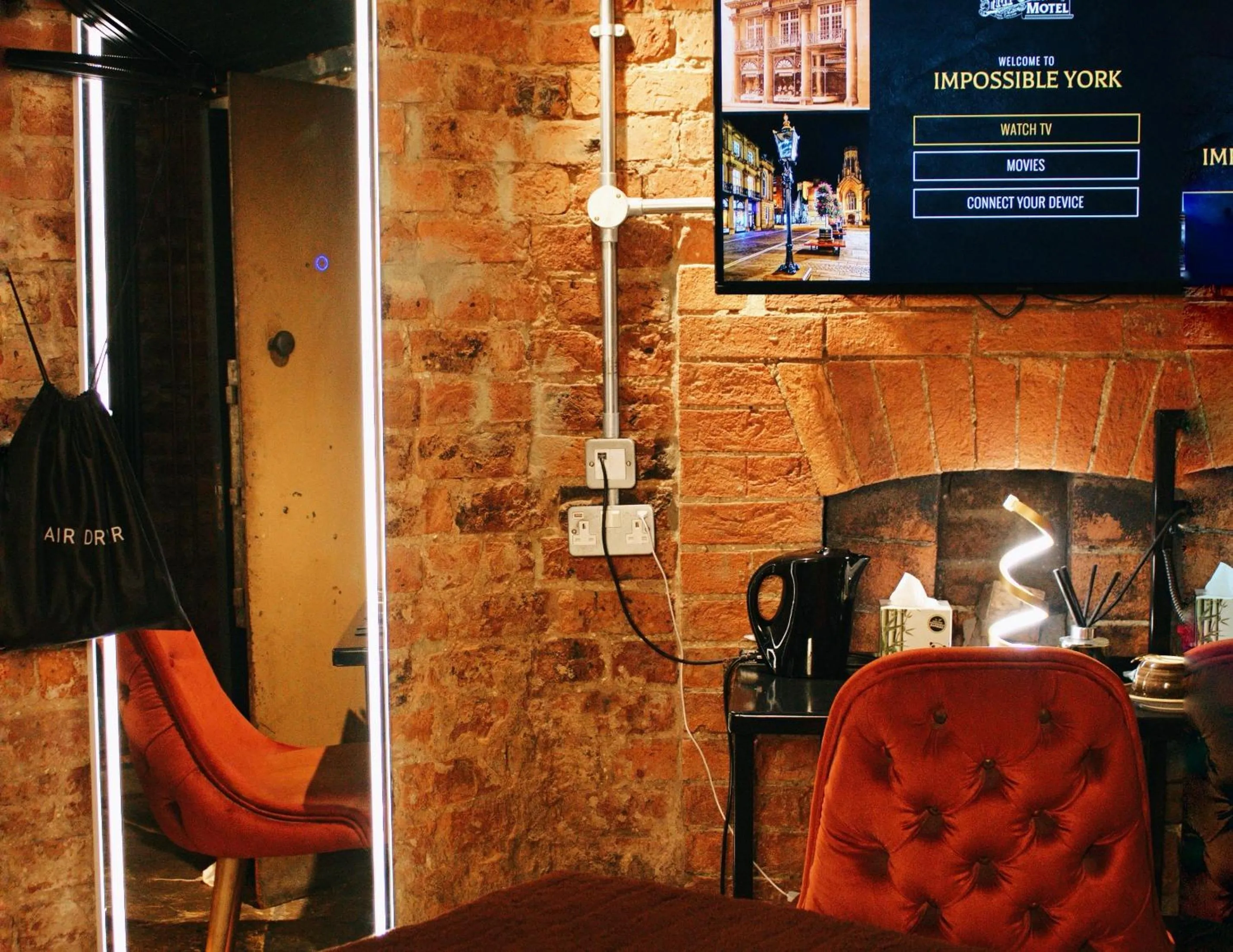 Decorative detail in Impossible Motel