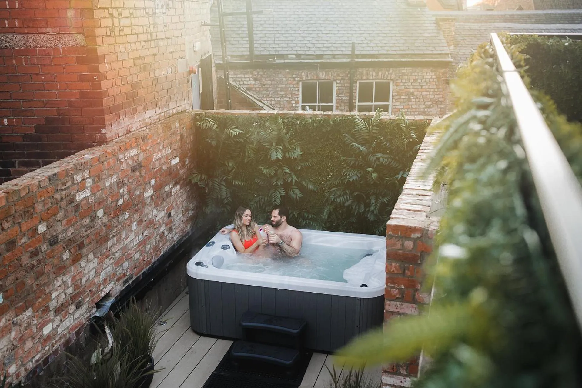 Patio in Impossible Motel