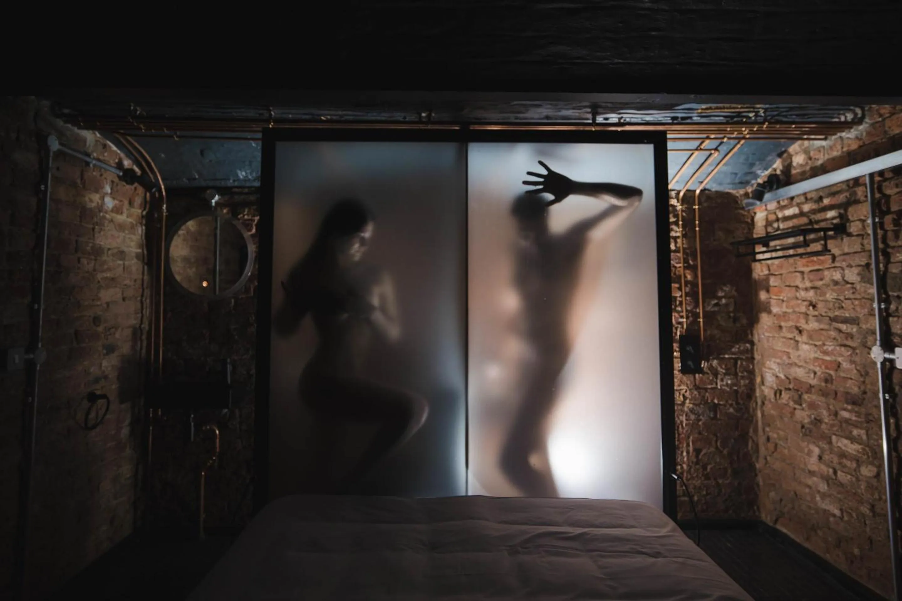 Shower in Impossible Motel