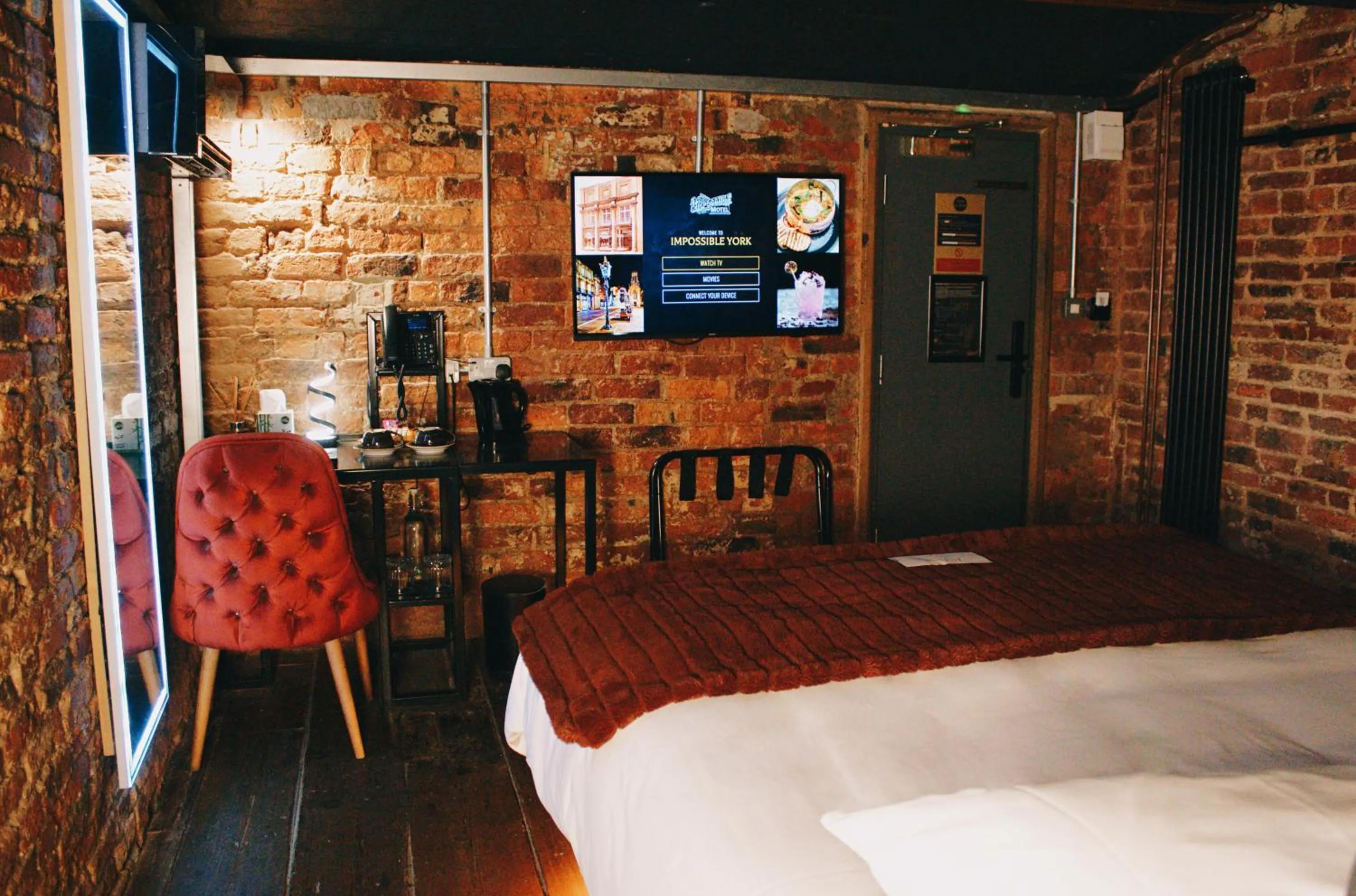 Bed in Impossible Motel