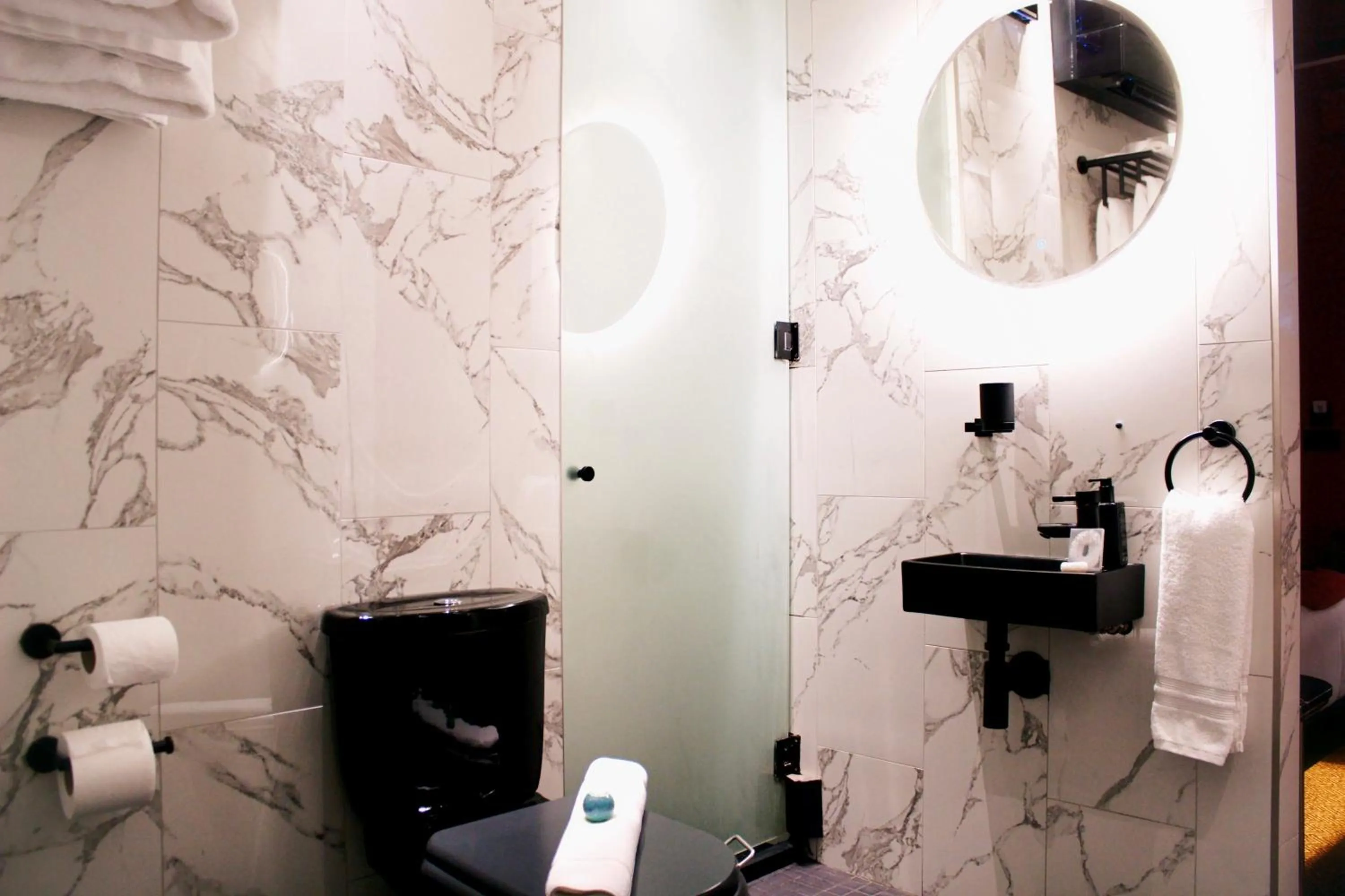 Shower in Impossible Motel