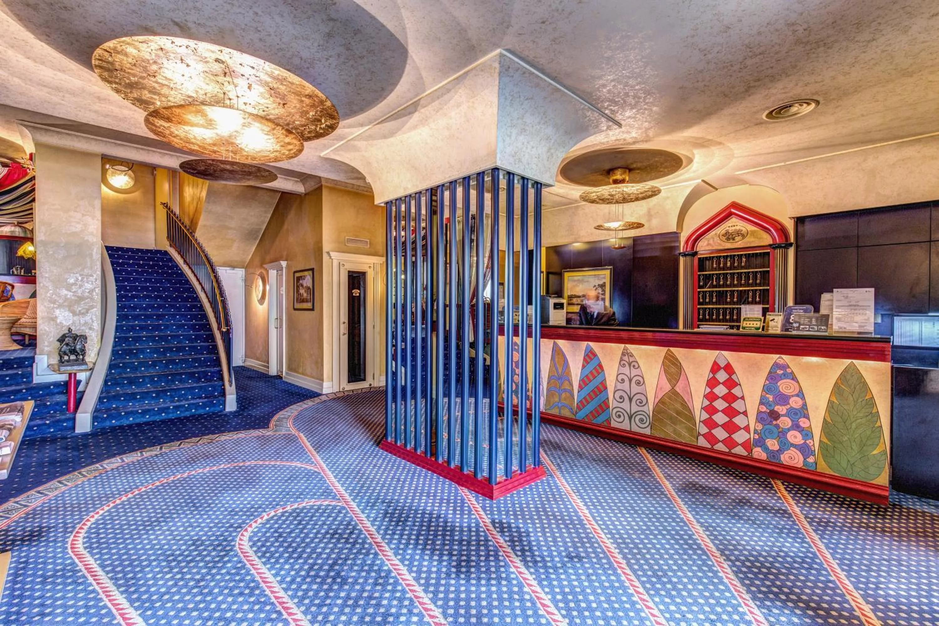 Lobby or reception in Hotel Auriga