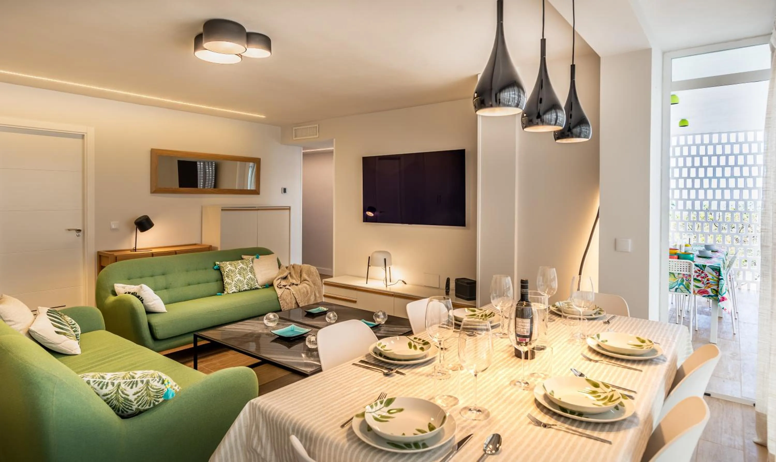 Dining area in Apartamento en Milla Oro Marbella