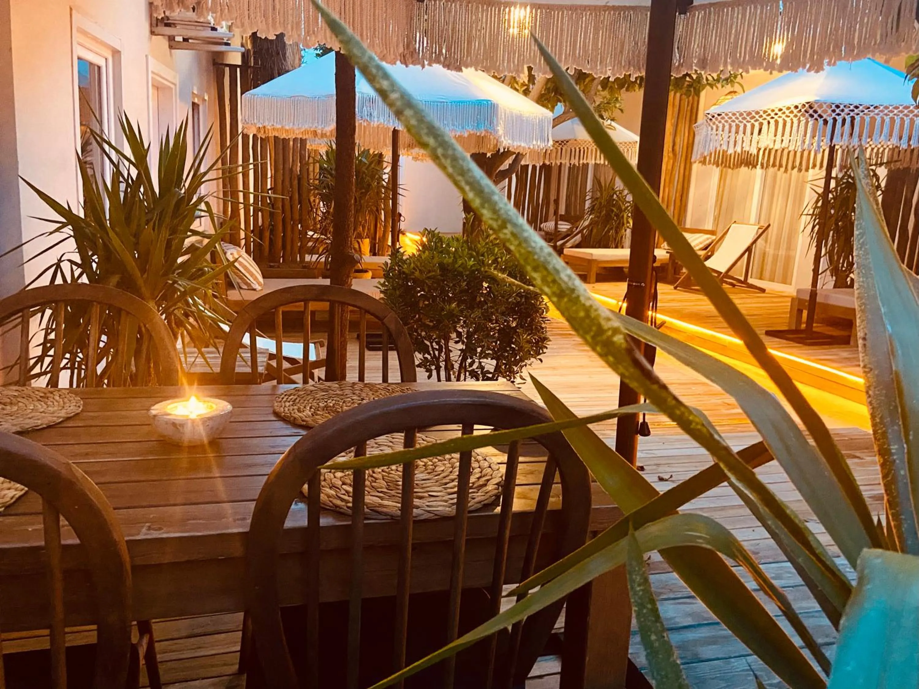 Patio in Kalia Beach Hotel Side