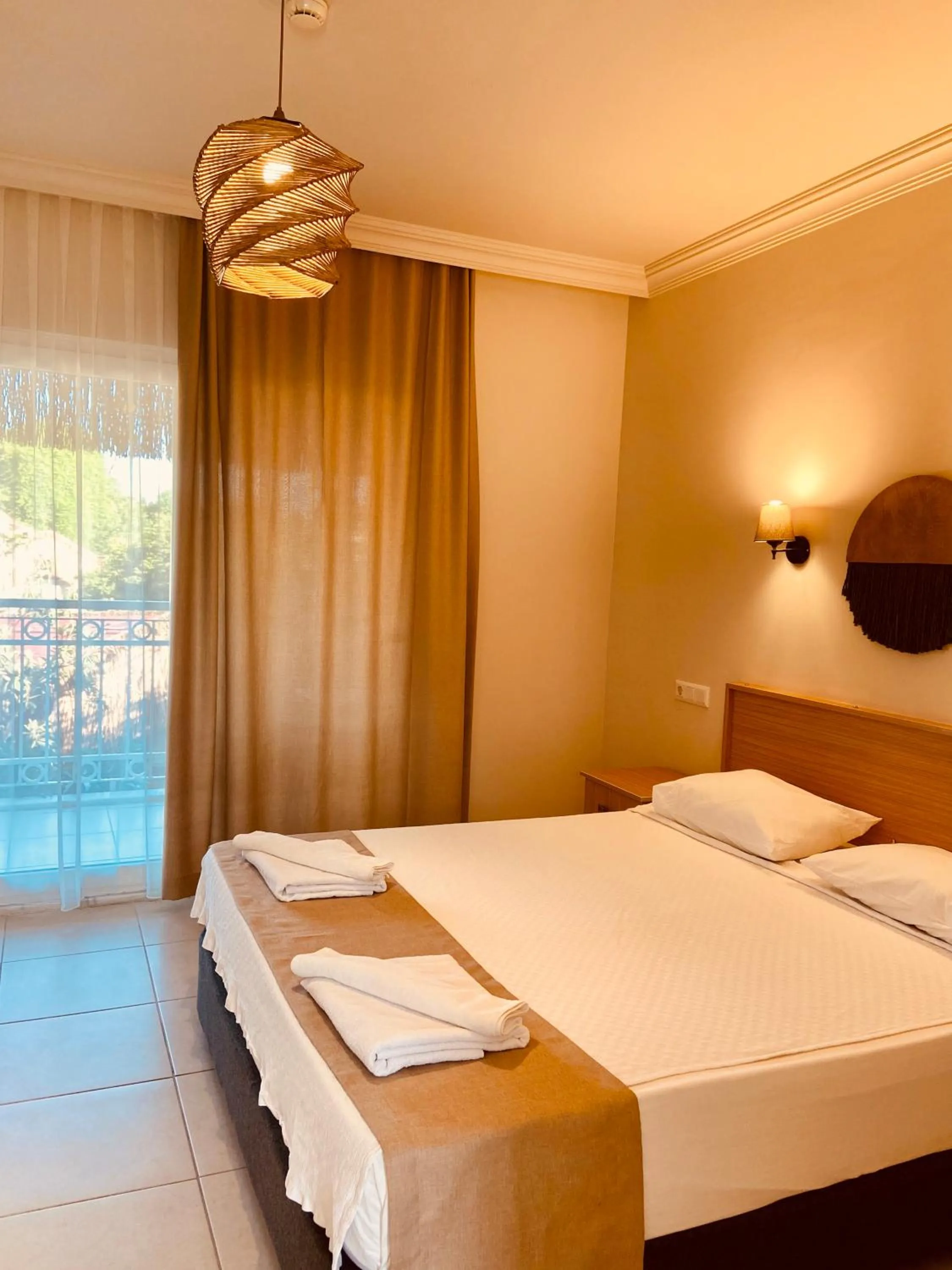 Bed in Kalia Beach Hotel Side