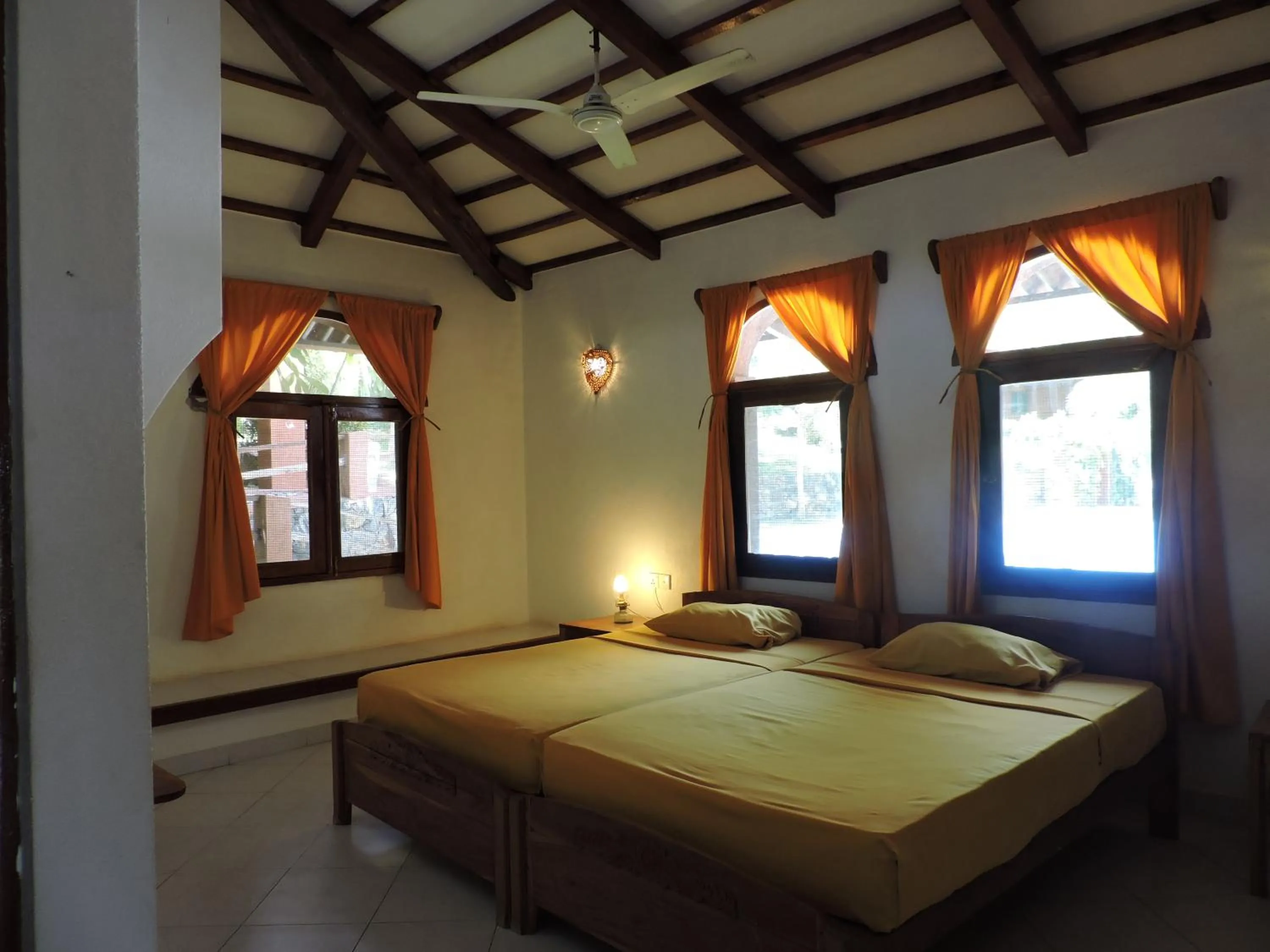 Bed in Eva Lanka Hotel - Beach & Wellness