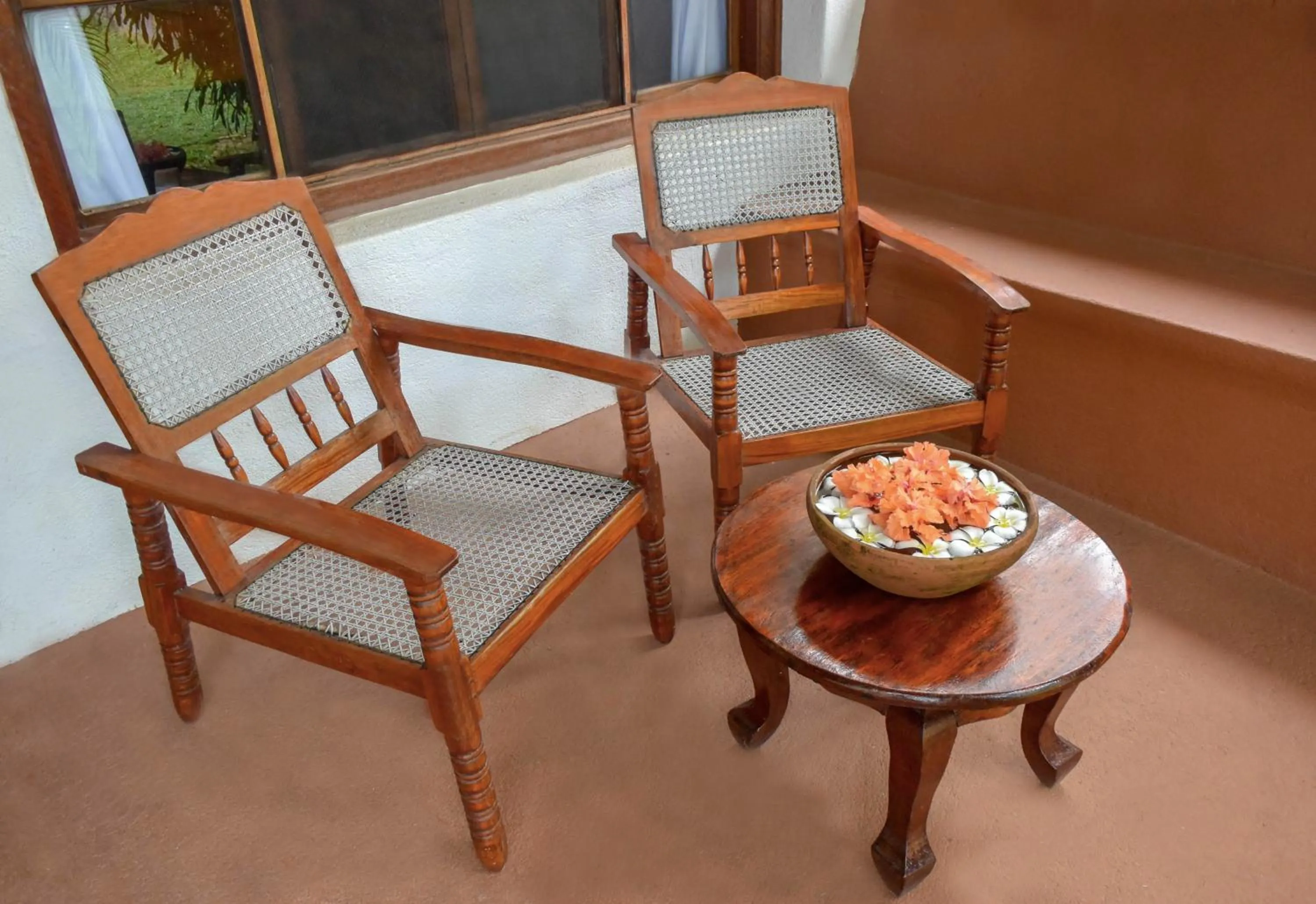 Patio in Eva Lanka Hotel - Beach & Wellness