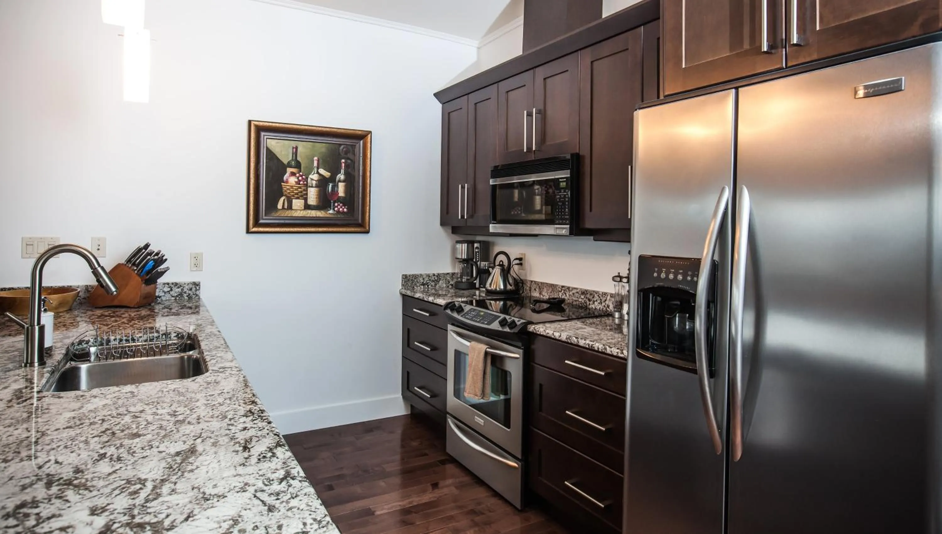 Kitchen or kitchenette in Alpenglow Penthouse by Revelstoke Vacations