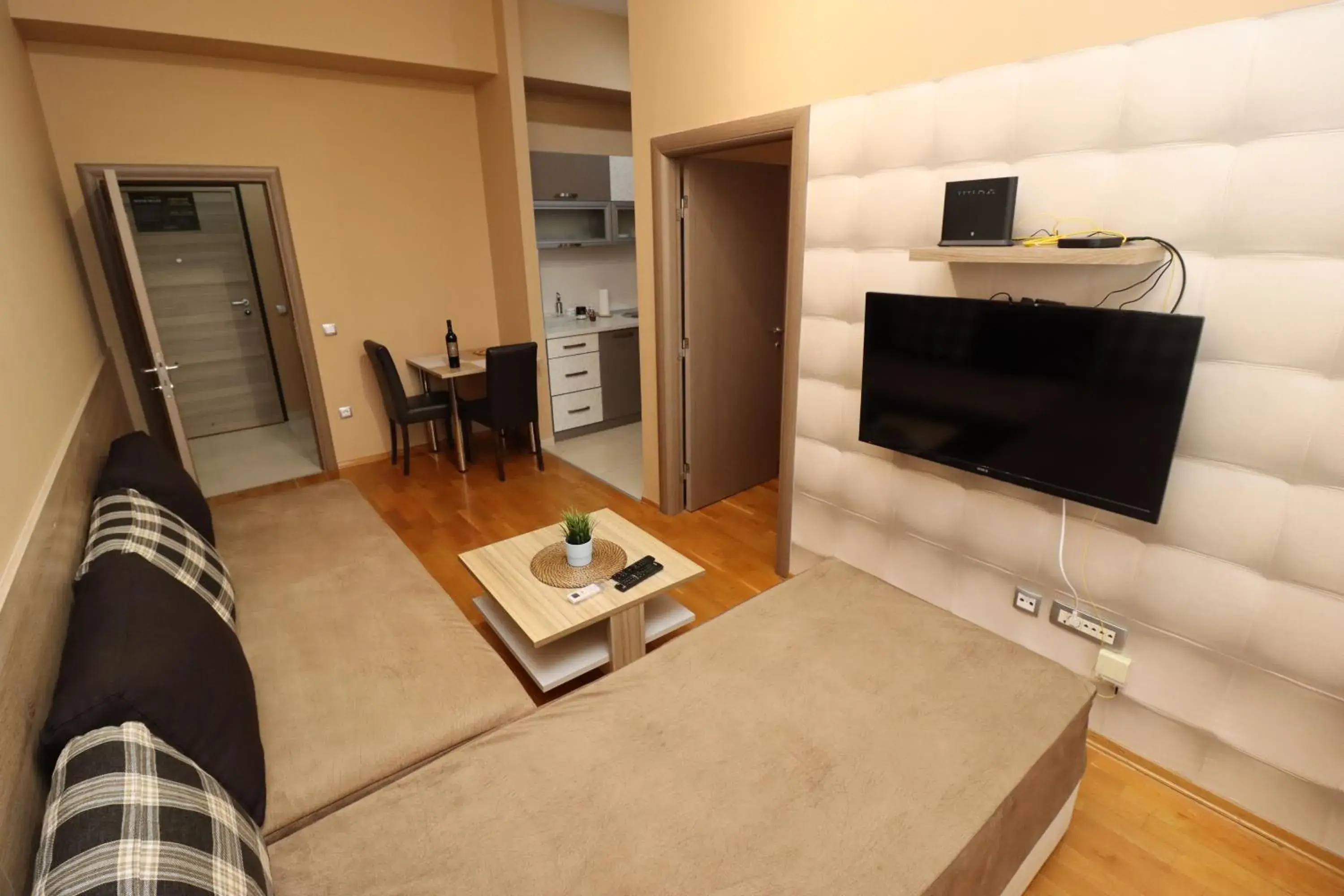 One-Bedroom Apartment with Balcony - single occupancy in Luxury Skopje Apartments Premium One-Bedroom Apartment with Balcony - single occupancy in Luxury Skopje Apartments Premium
