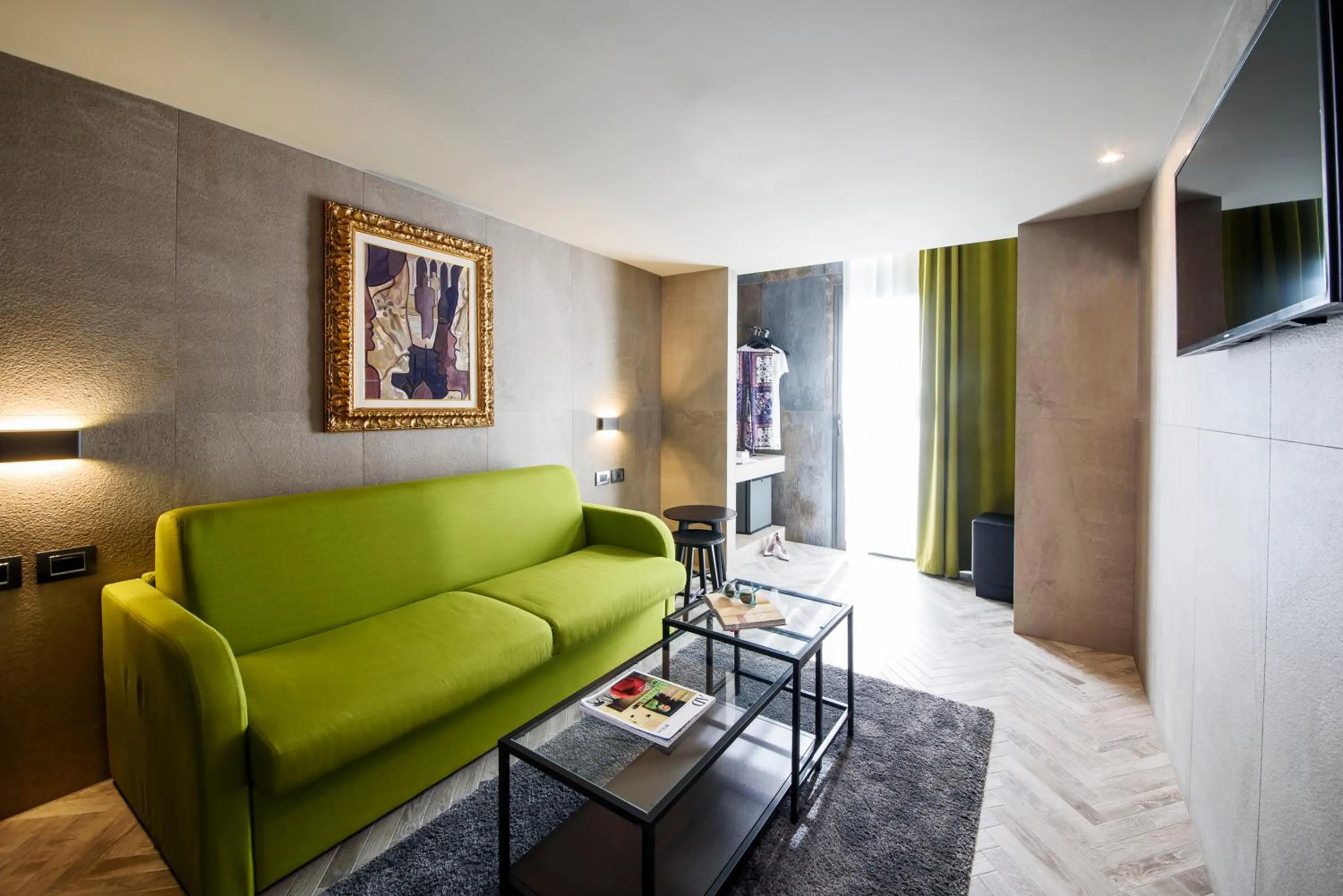 Living room in Just Hotel Milano