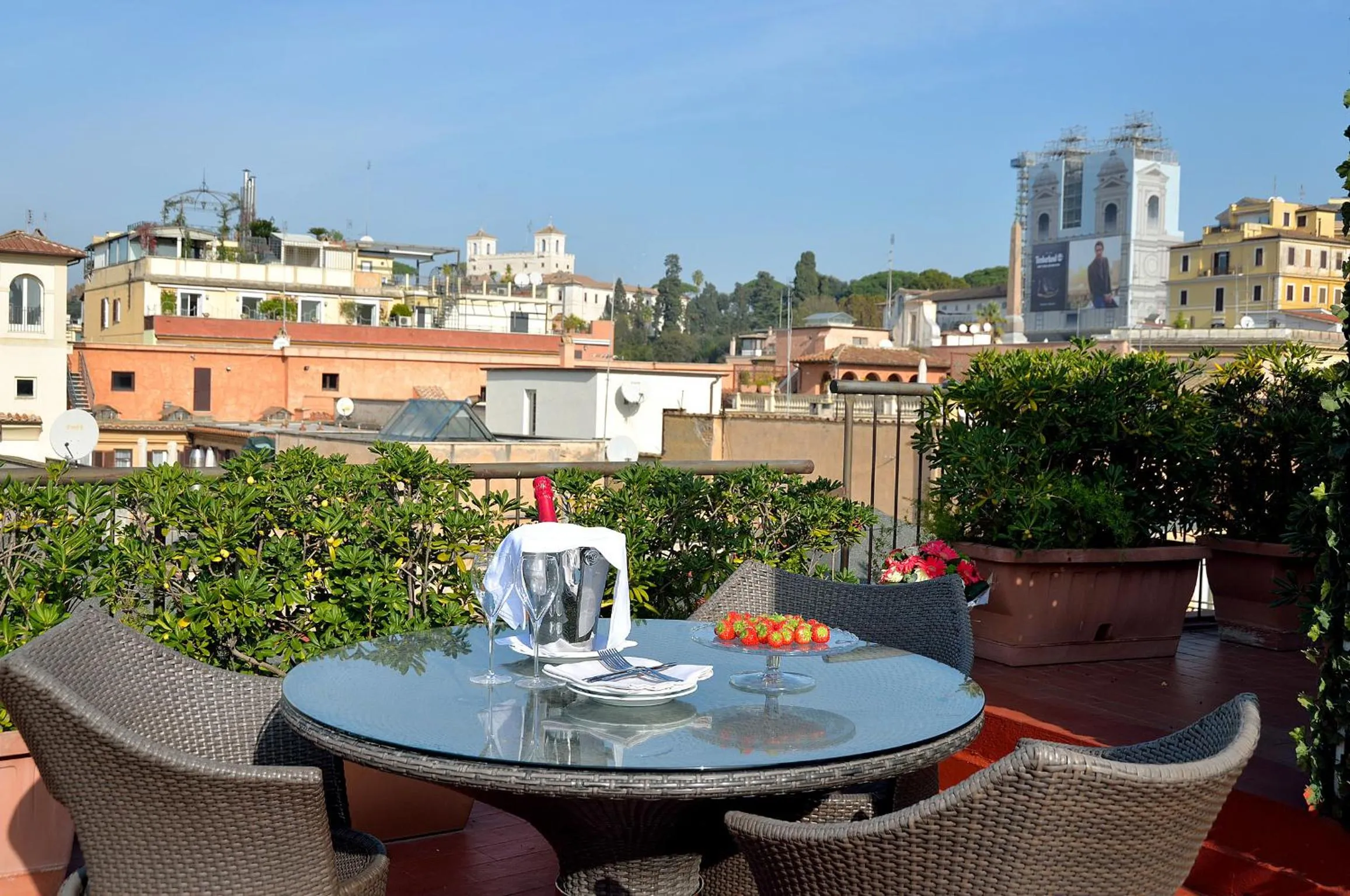 Balcony/Terrace in Hotel Homs