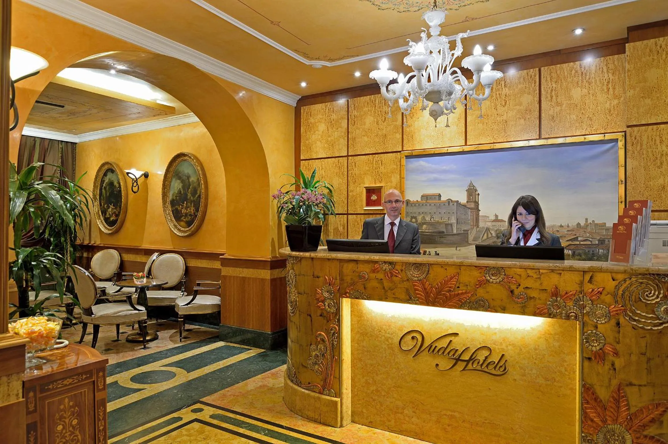 Lobby or reception in Hotel Homs