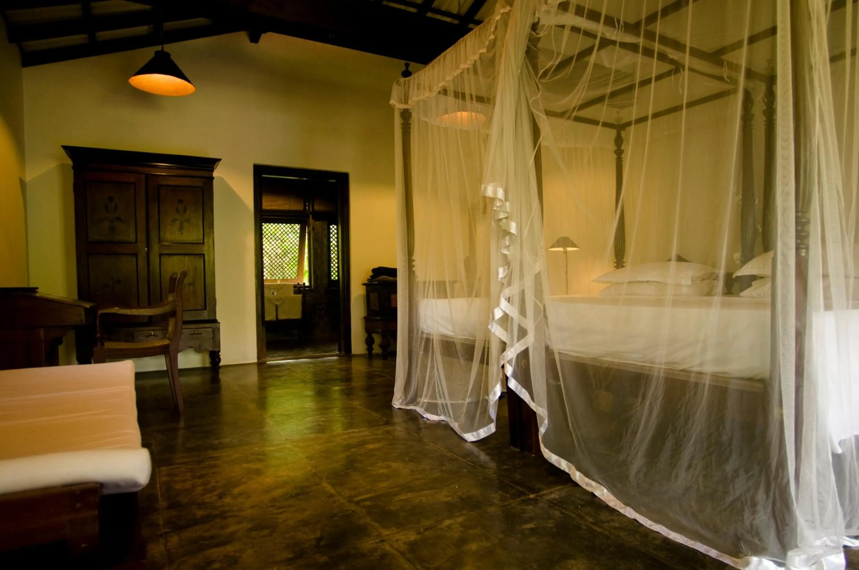 Bed in Nisala Arana Boutique Hotel