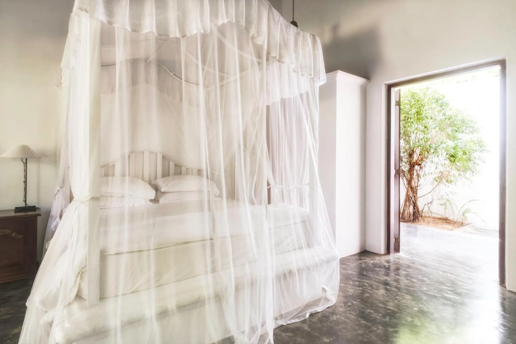 Bed in Nisala Arana Boutique Hotel