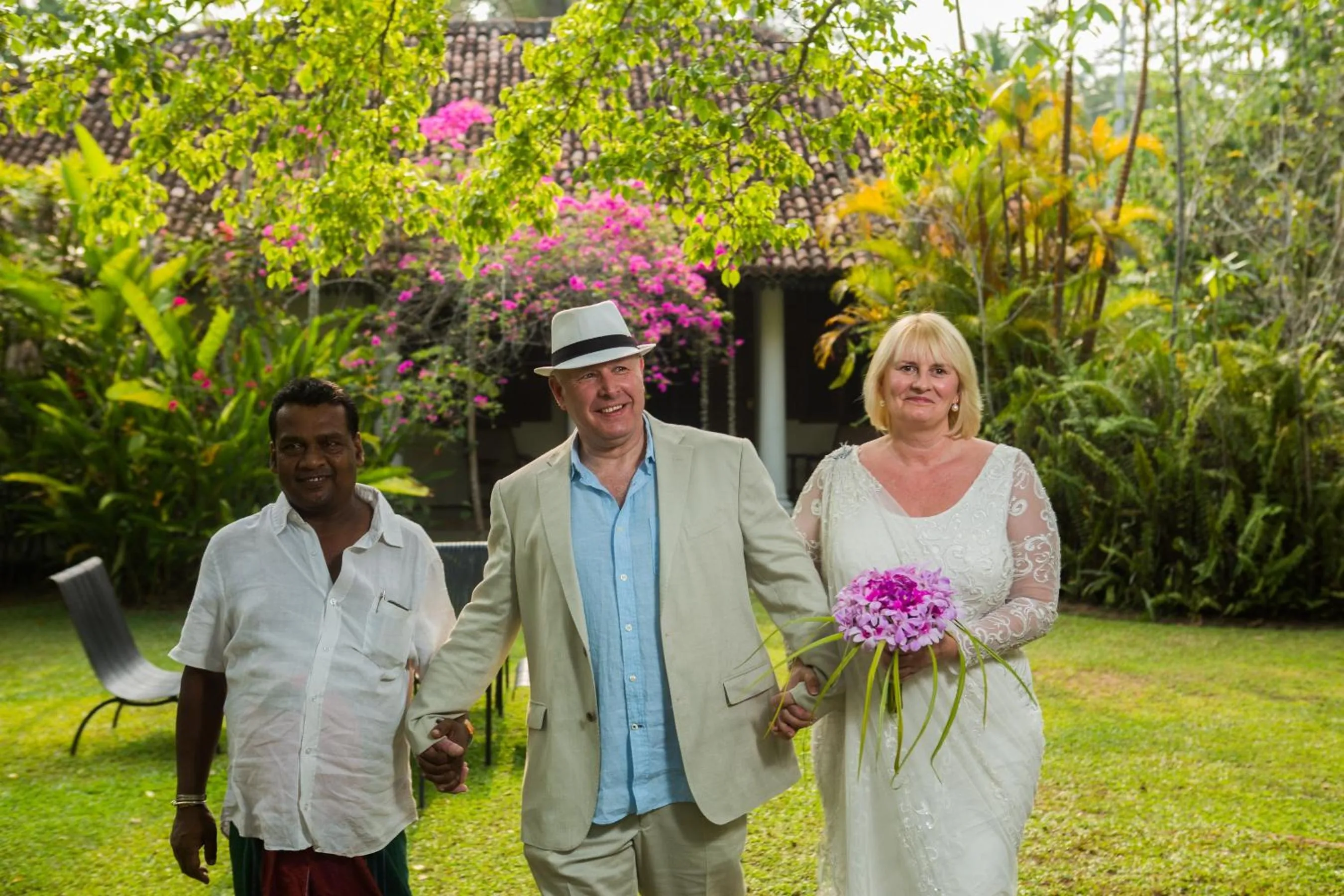 group of guests in Nisala Arana Boutique Hotel
