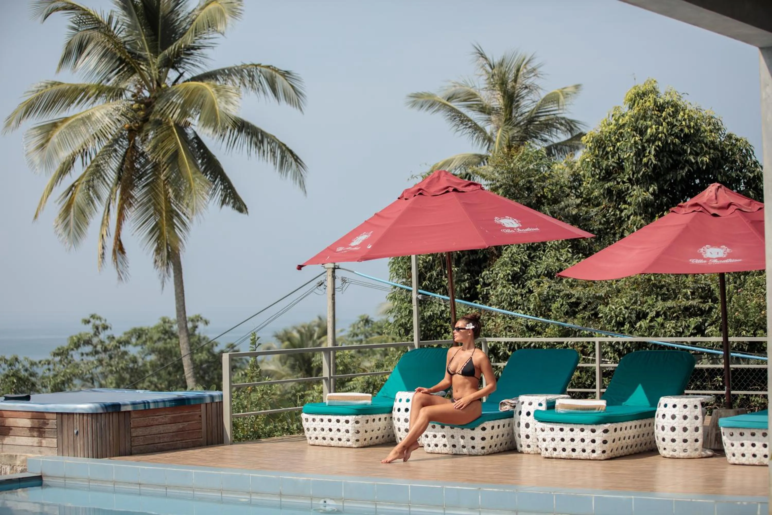 Patio in Villa Thawthisa The Boutique Hotel Unawatuna