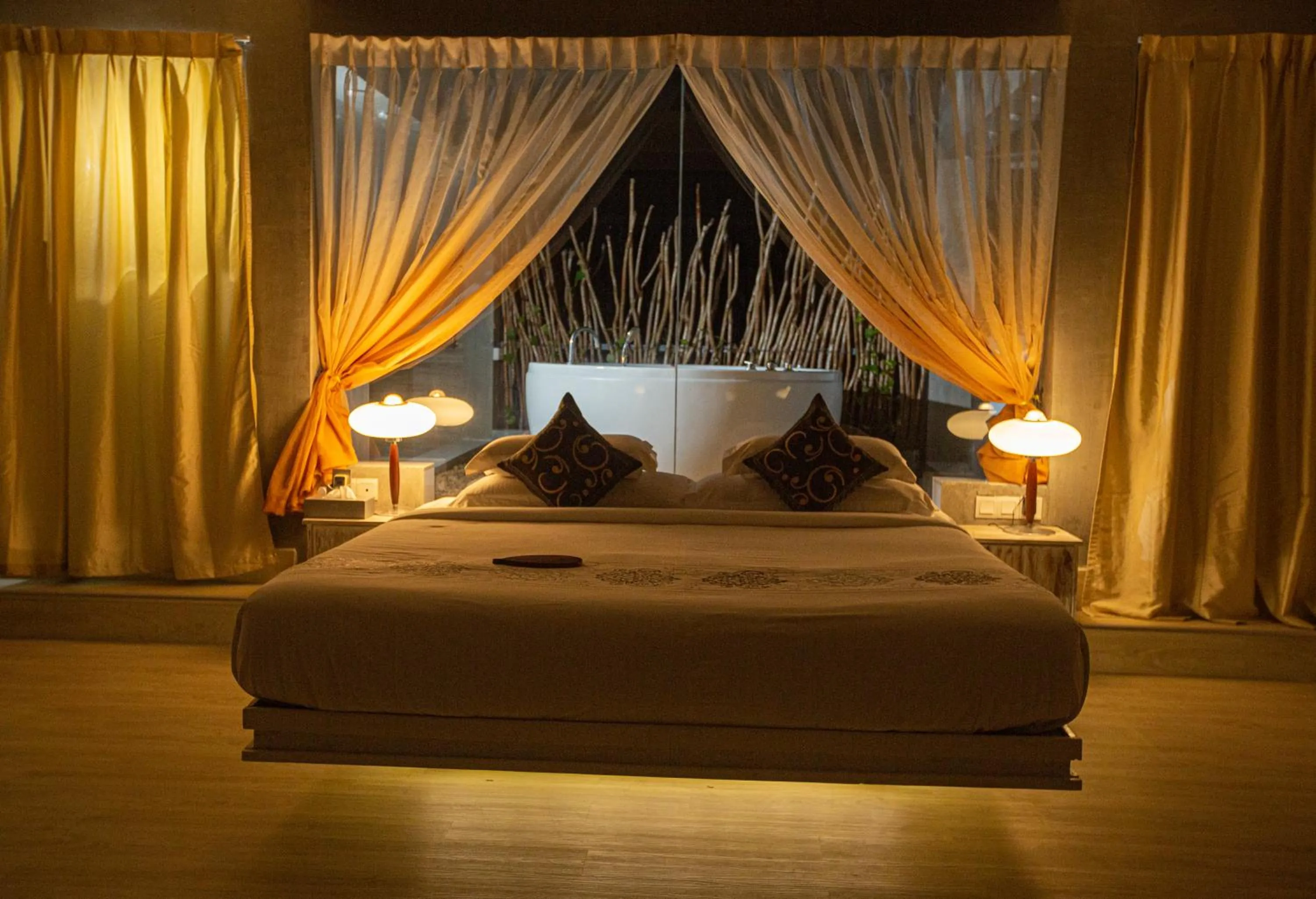 Bed in Villa Thawthisa The Boutique Hotel Unawatuna
