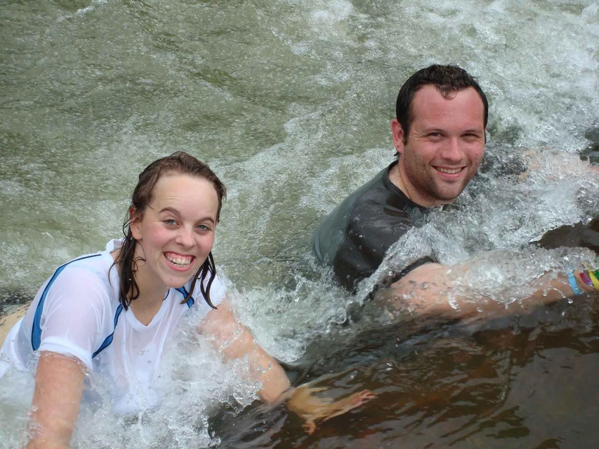 People in River Garden Resort