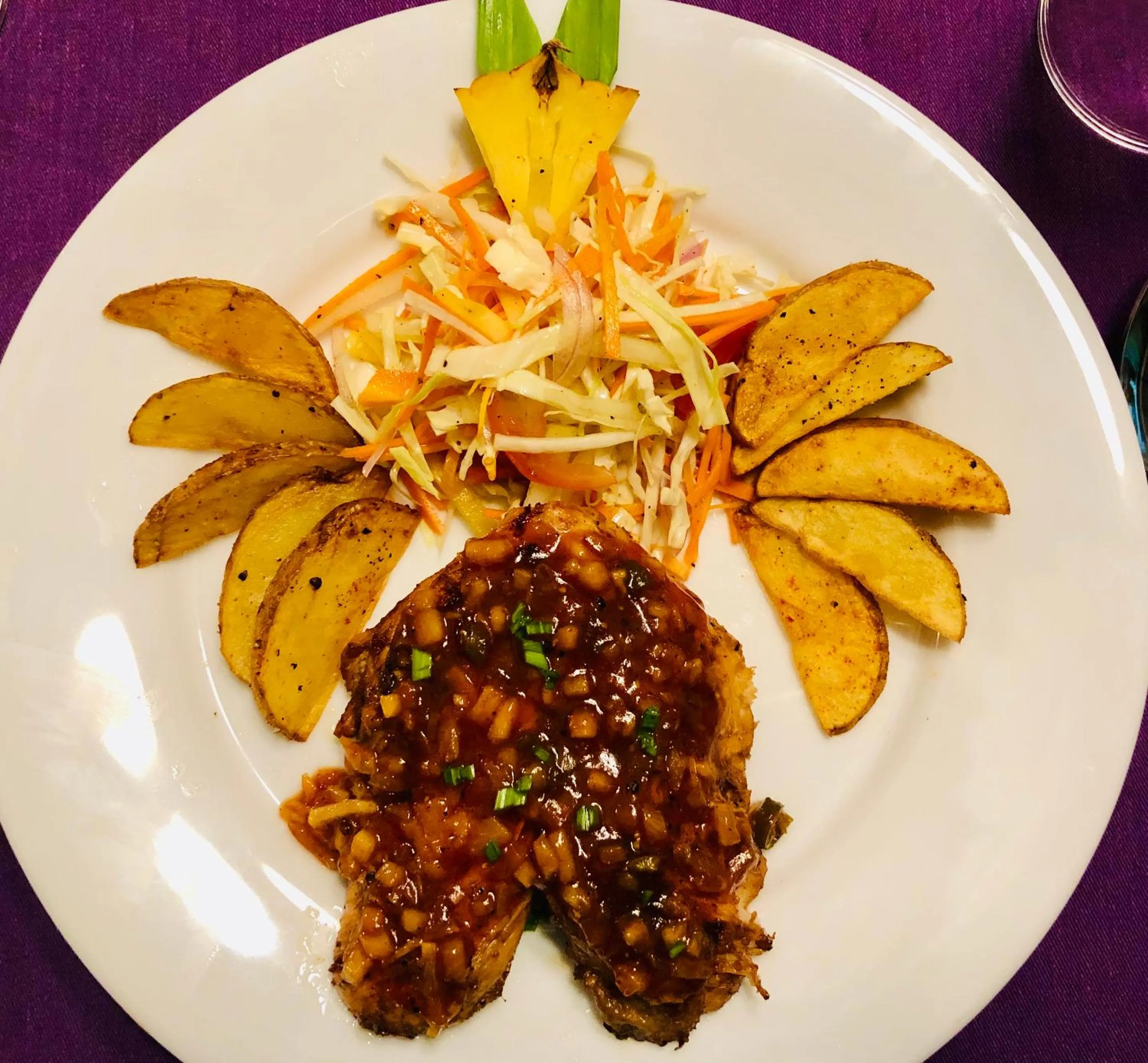 Food in River Garden Resort