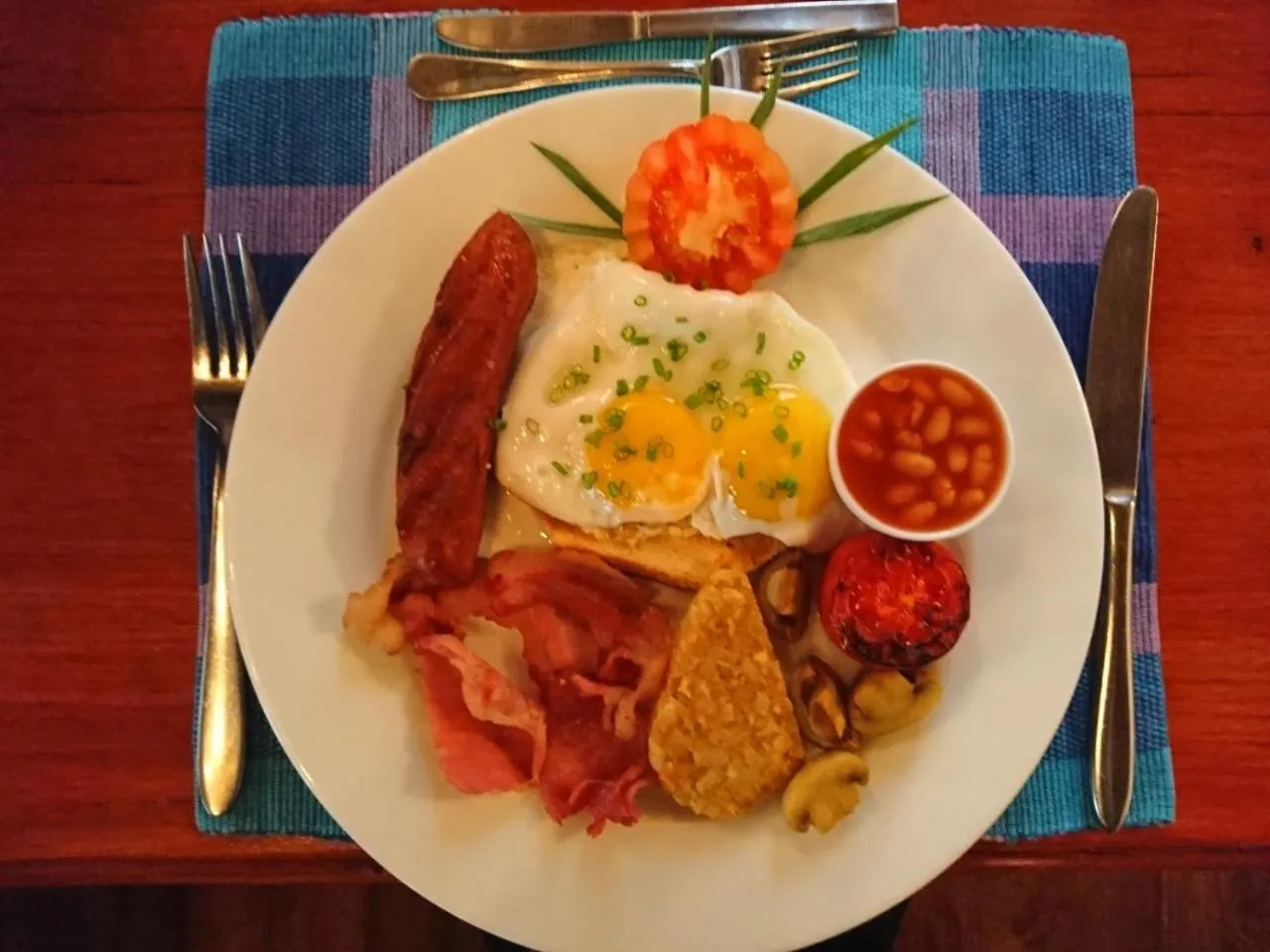 English/Irish breakfast in Hotel Glendower