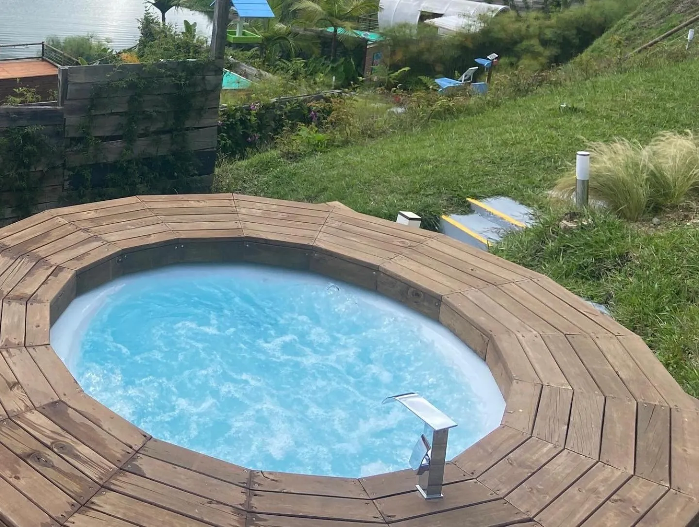 Swimming pool in Glamping La Cepa GUATAPÉ