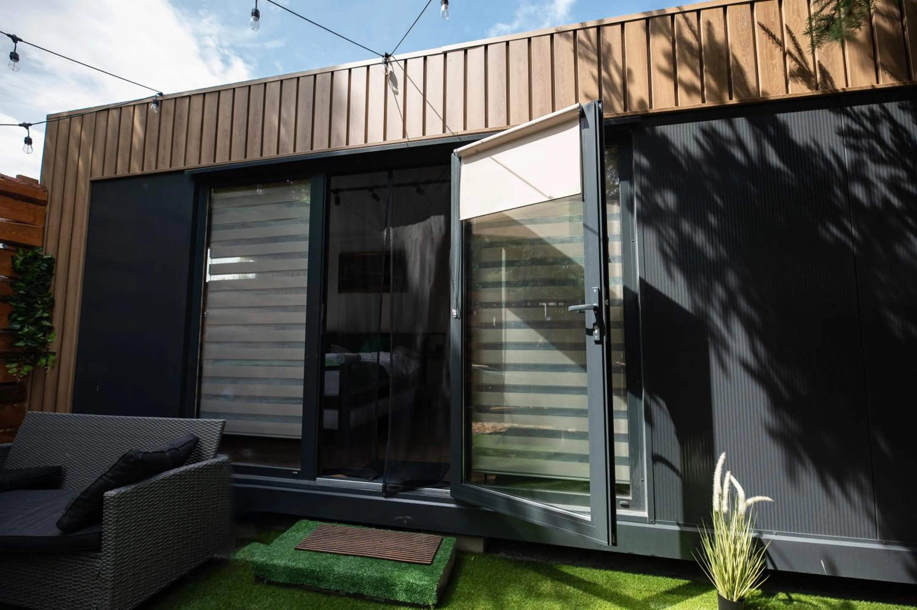 Seating area in City Place Noclegi