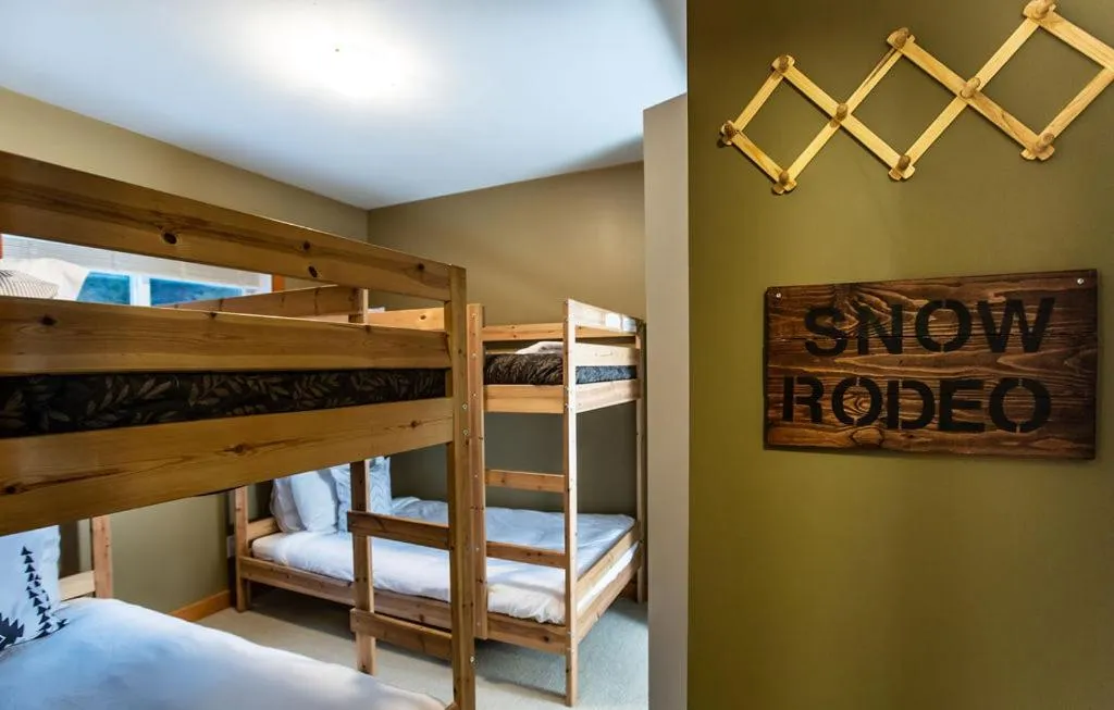 bunk bed, Bed in Stoke Cabin by Revelstoke Vacations