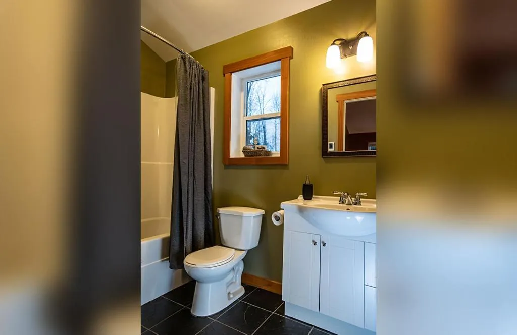 Bathroom in Stoke Cabin by Revelstoke Vacations