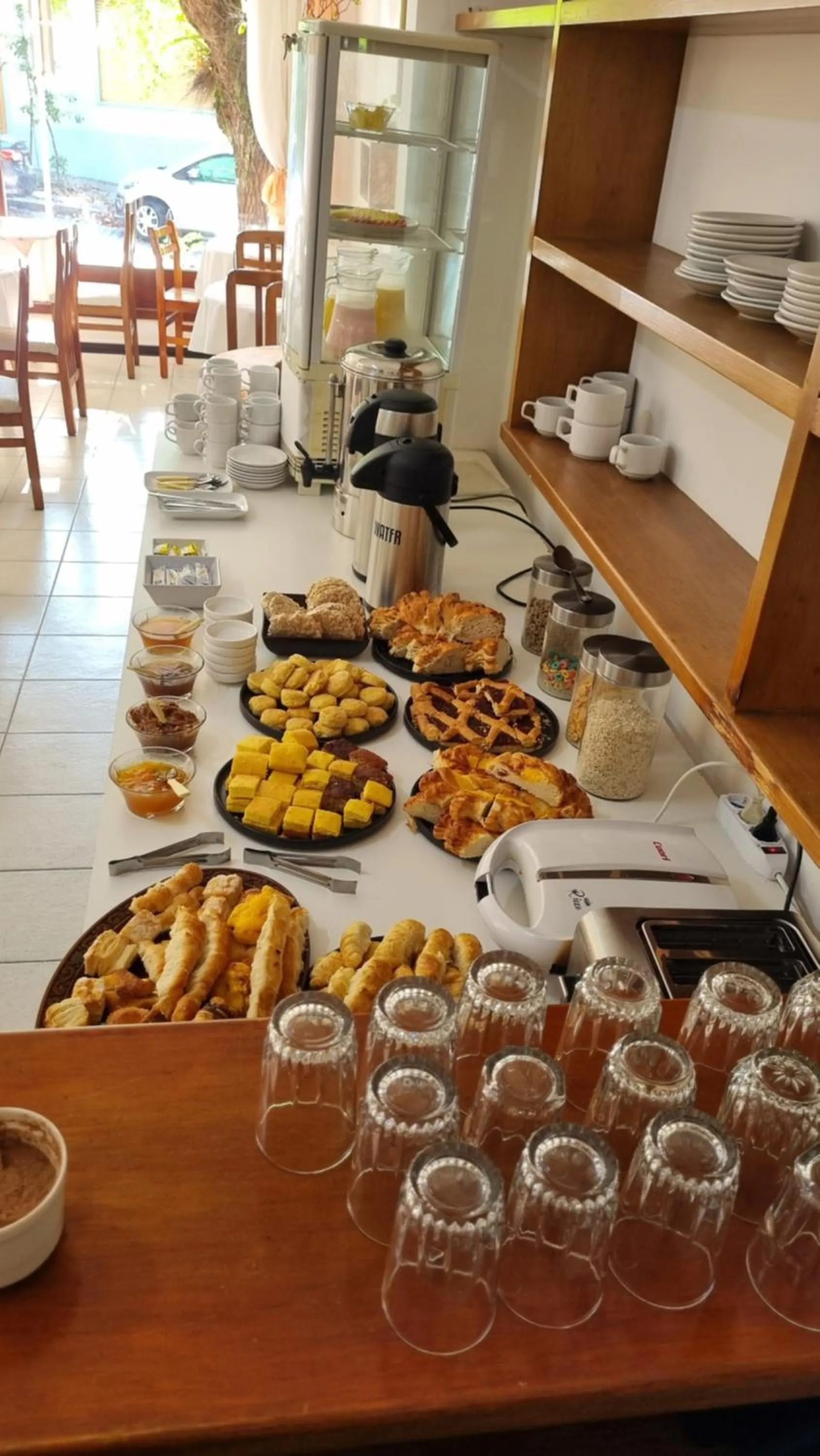 Breakfast in Hotel Perla del Plata