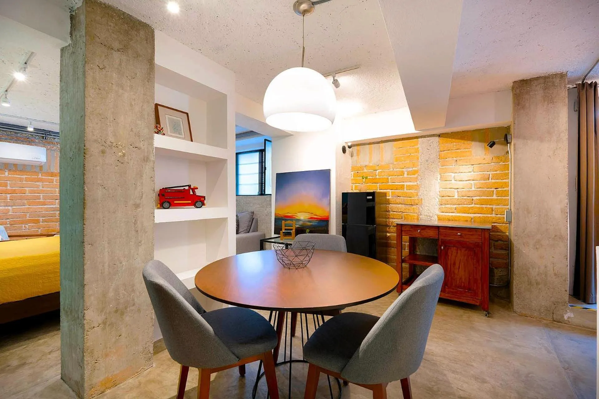 Dining area, Bed in Casa Pancha Puerto Vallarta Centro - Adults Only