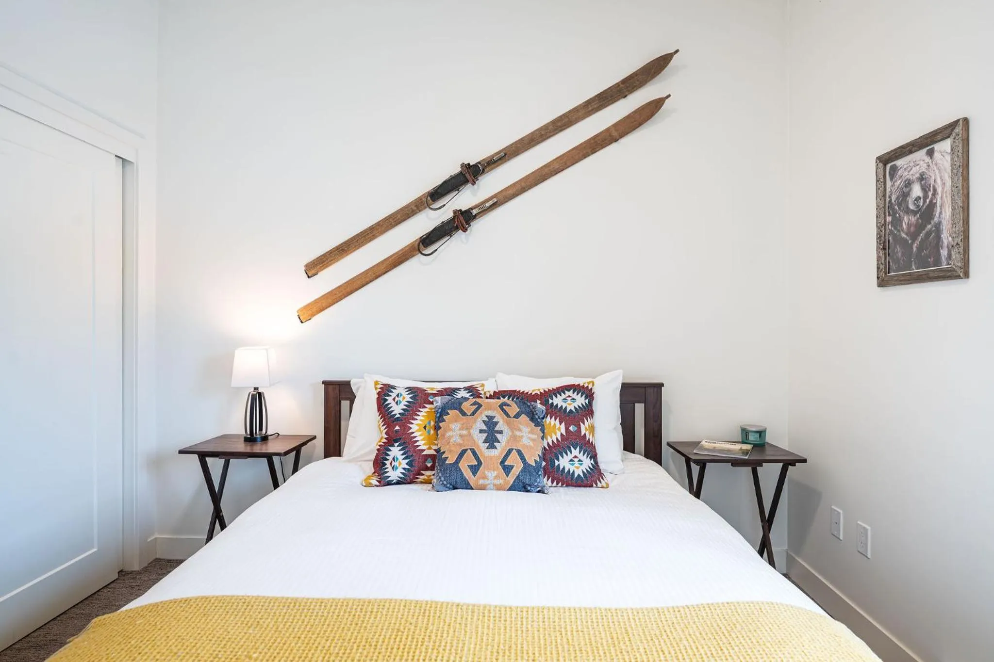 Bed in The Mac Shack by Revelstoke Vacations