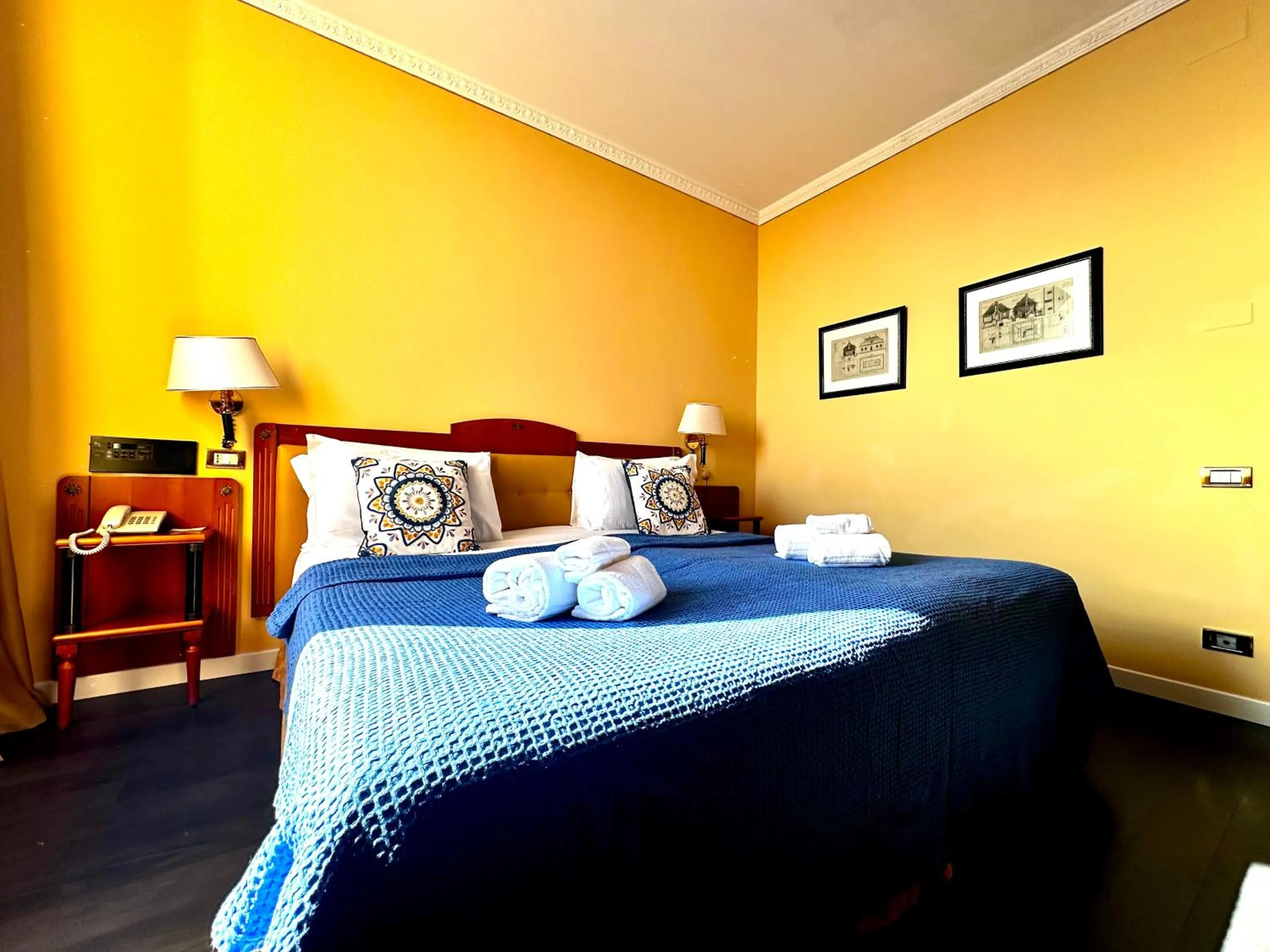 Bed in Greif Hotel & Spa