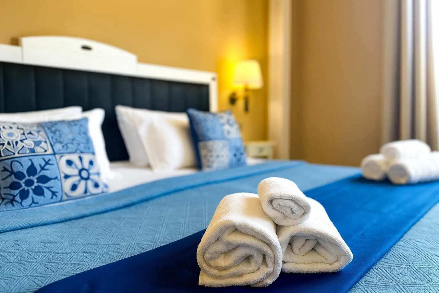 Bed in Greif Hotel & Spa