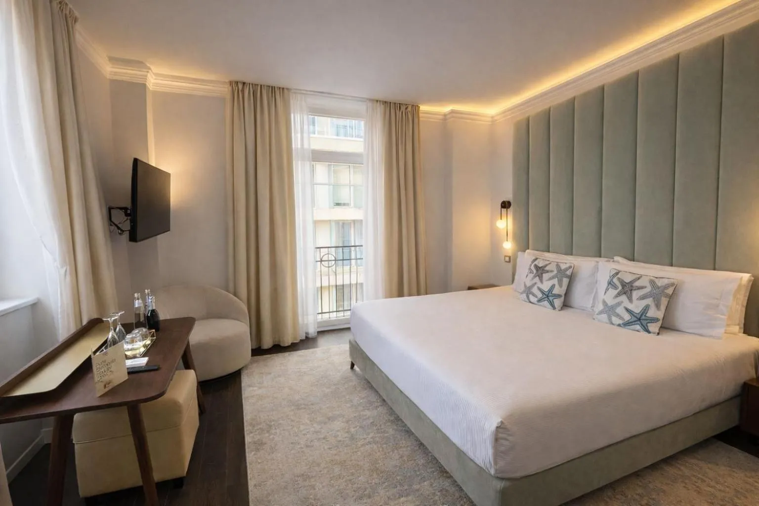 Bed in Greif Hotel & Spa