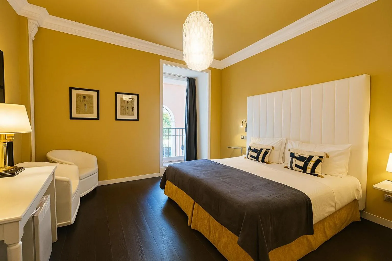 Bed in Greif Hotel & Spa